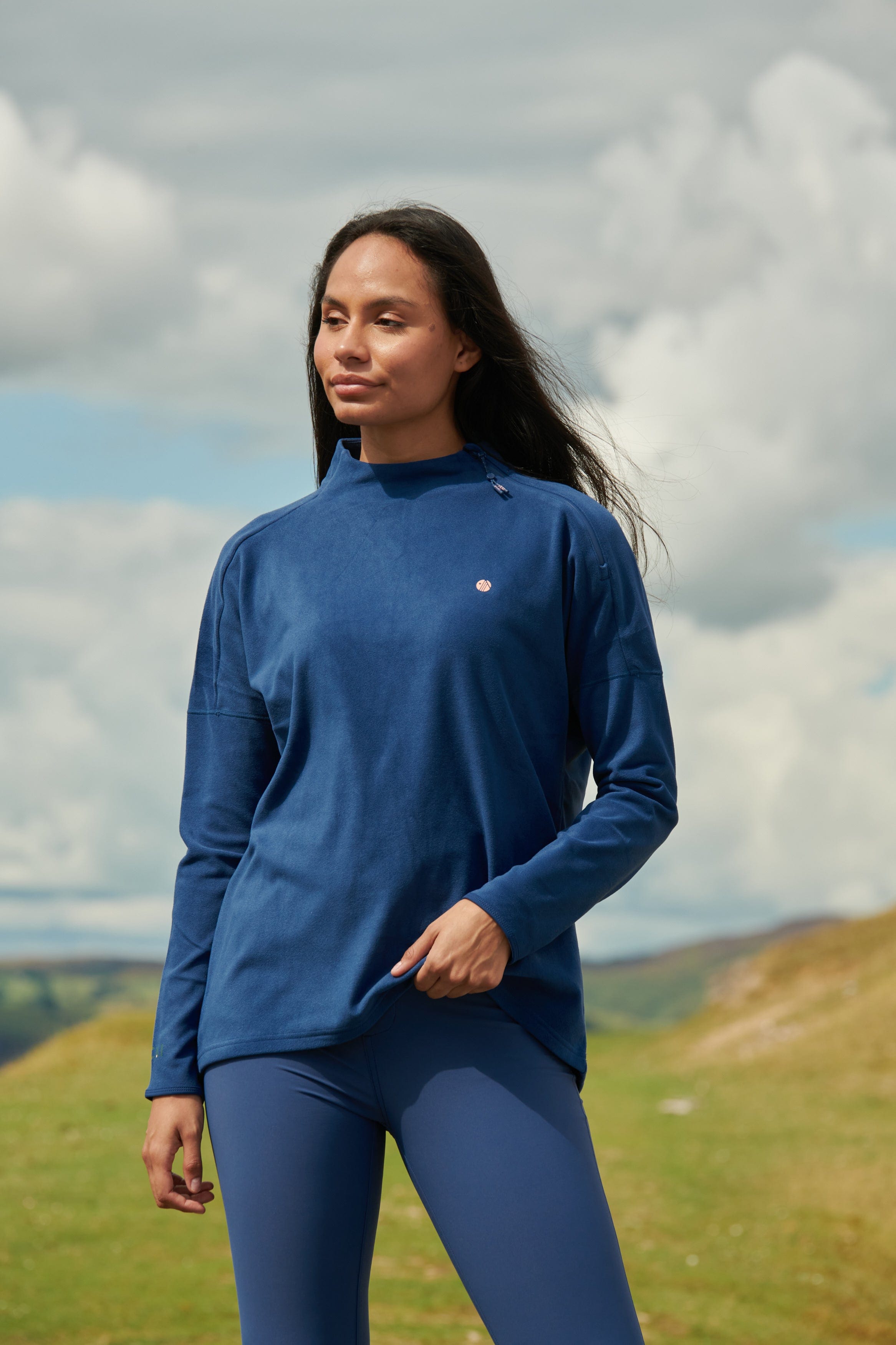 Acai Sweatshirts - Escape Fleece - Moonlight Blue - Uk14 - Womens