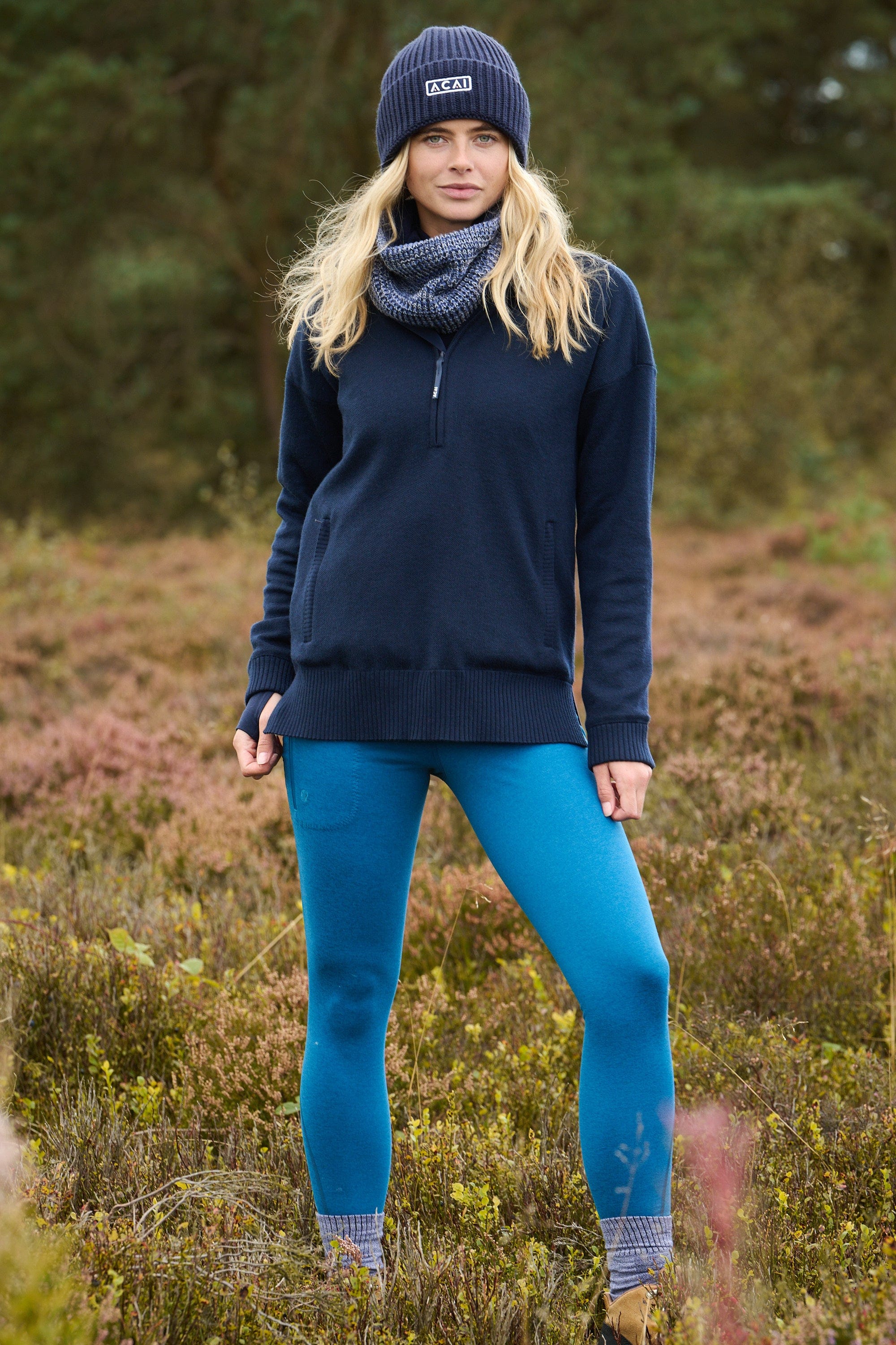 Acai Sweatshirts - Windchaser Sweater - Midnight Blue - Uk10 - Womens