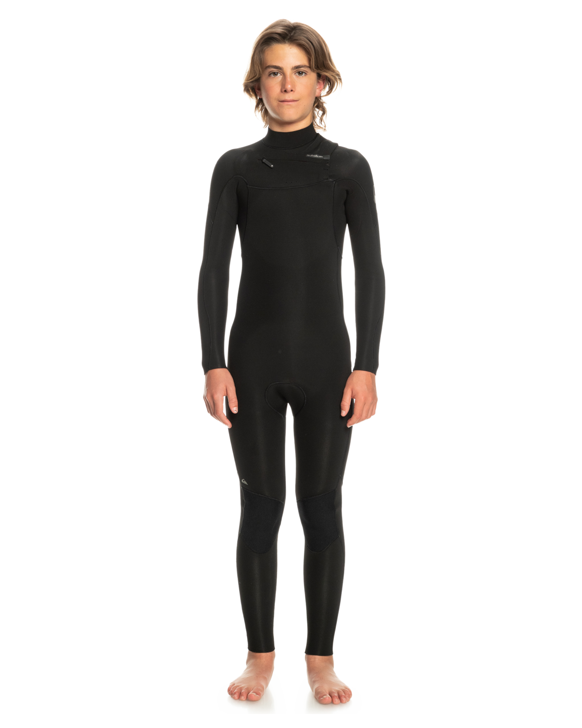 Boys Everyday Sessions 4/3mm Chest Zip Wetsuit In Black