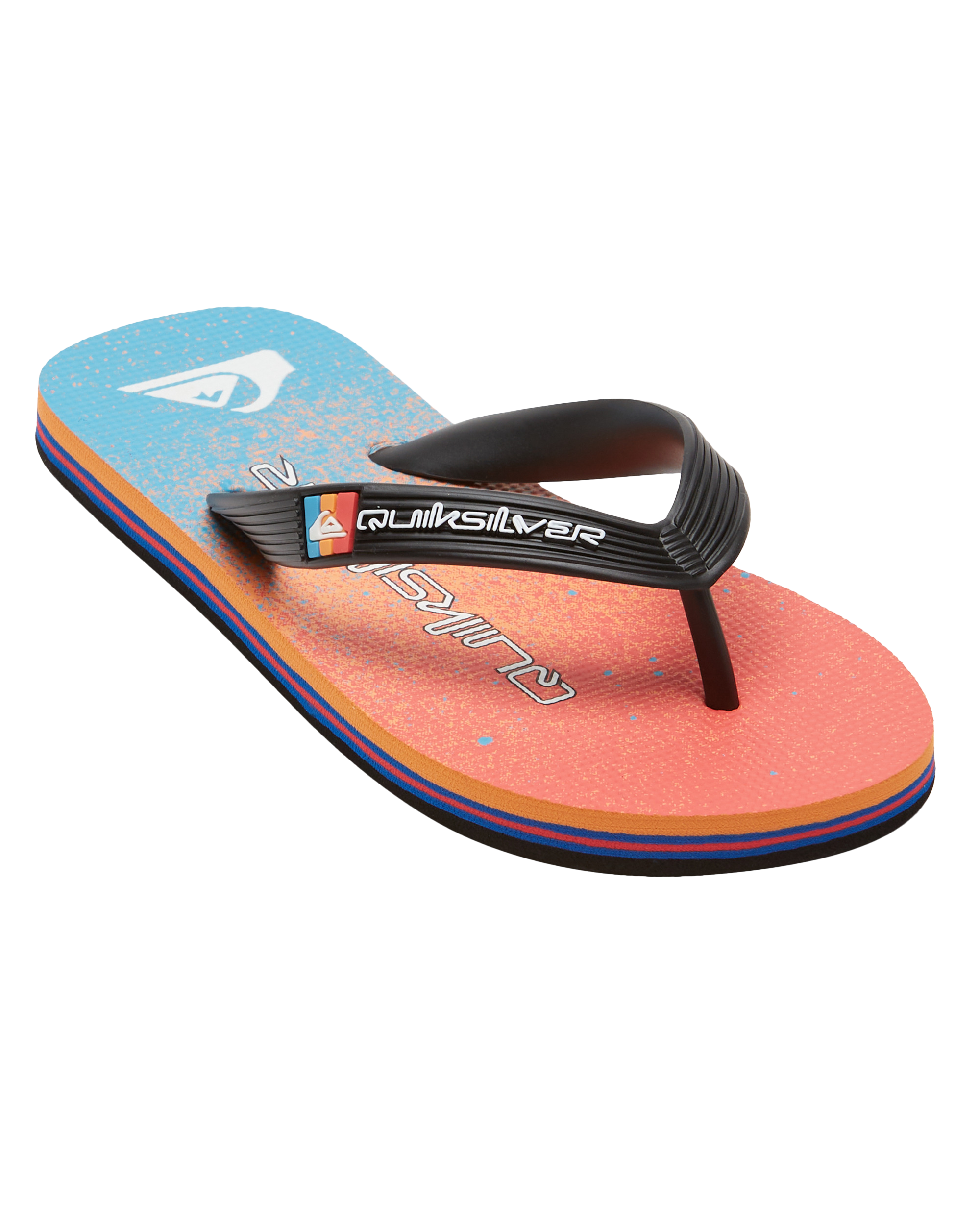 Boys Molokai Art Ii Flip Flops In Blue  BlueandOrange