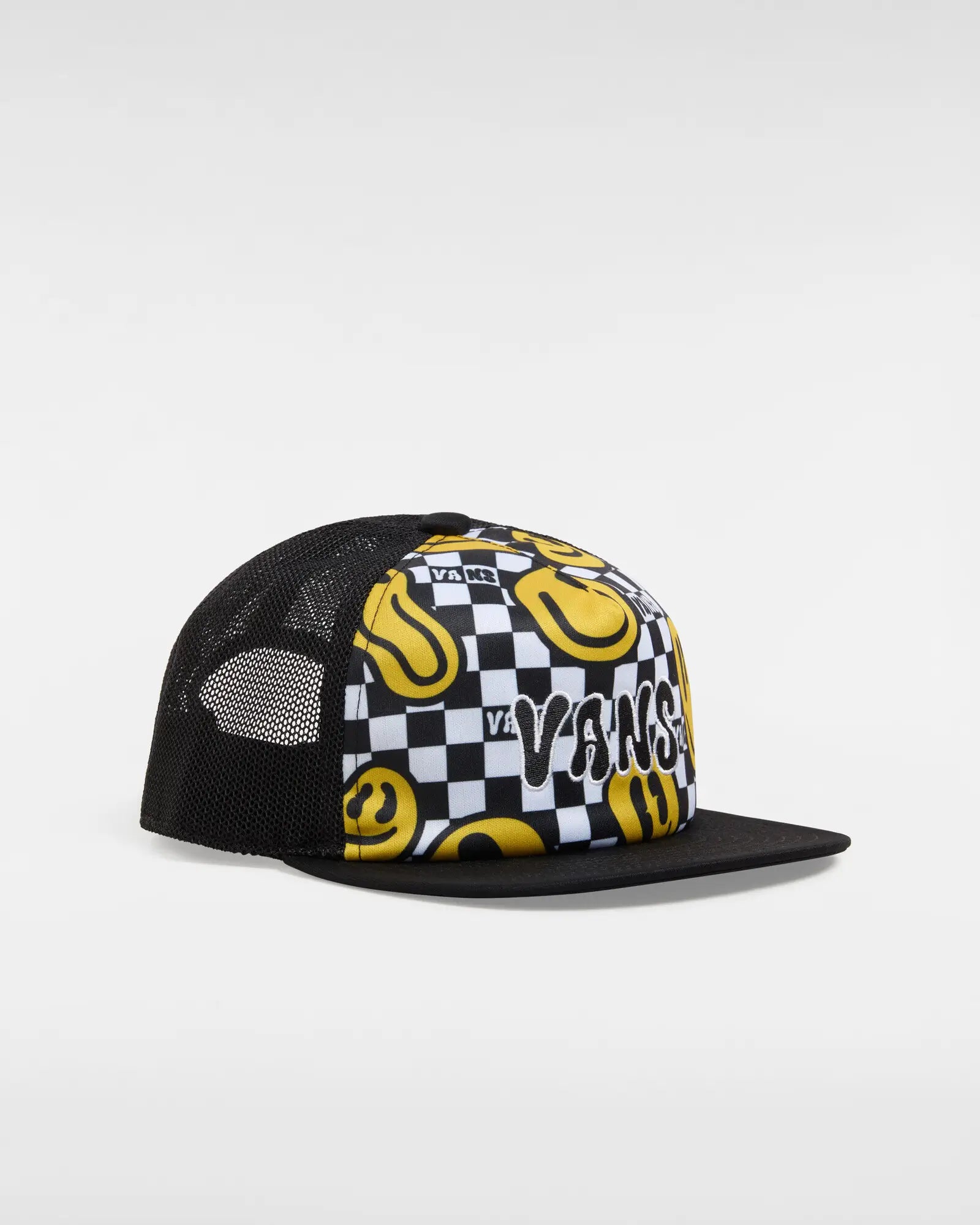 Boys Retro Unstructured Trucker Cap In Lemon Chrome