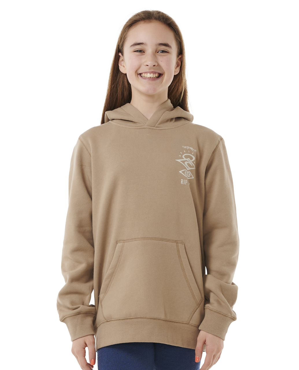 Boys Search Icon Hoodie In Sand Dune