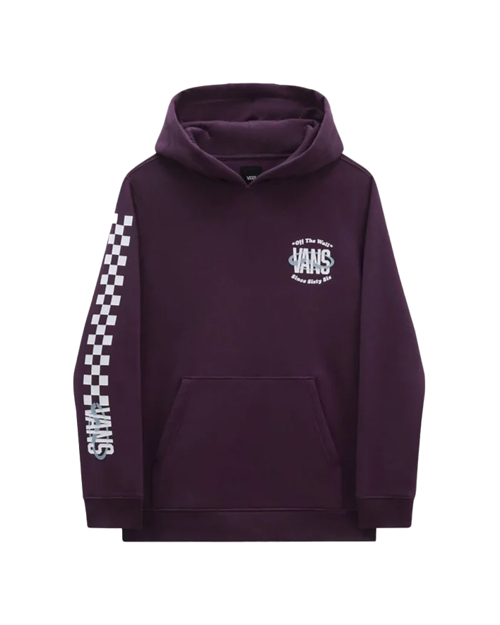 Boys Sixty Six Hoodie In Blackberry Wine