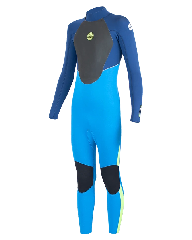 Boys Stealth 3/2mm Back Zip Wetsuit In Navy