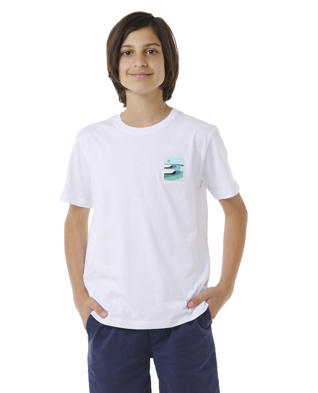 Boys Surf Revival T-shirt In White