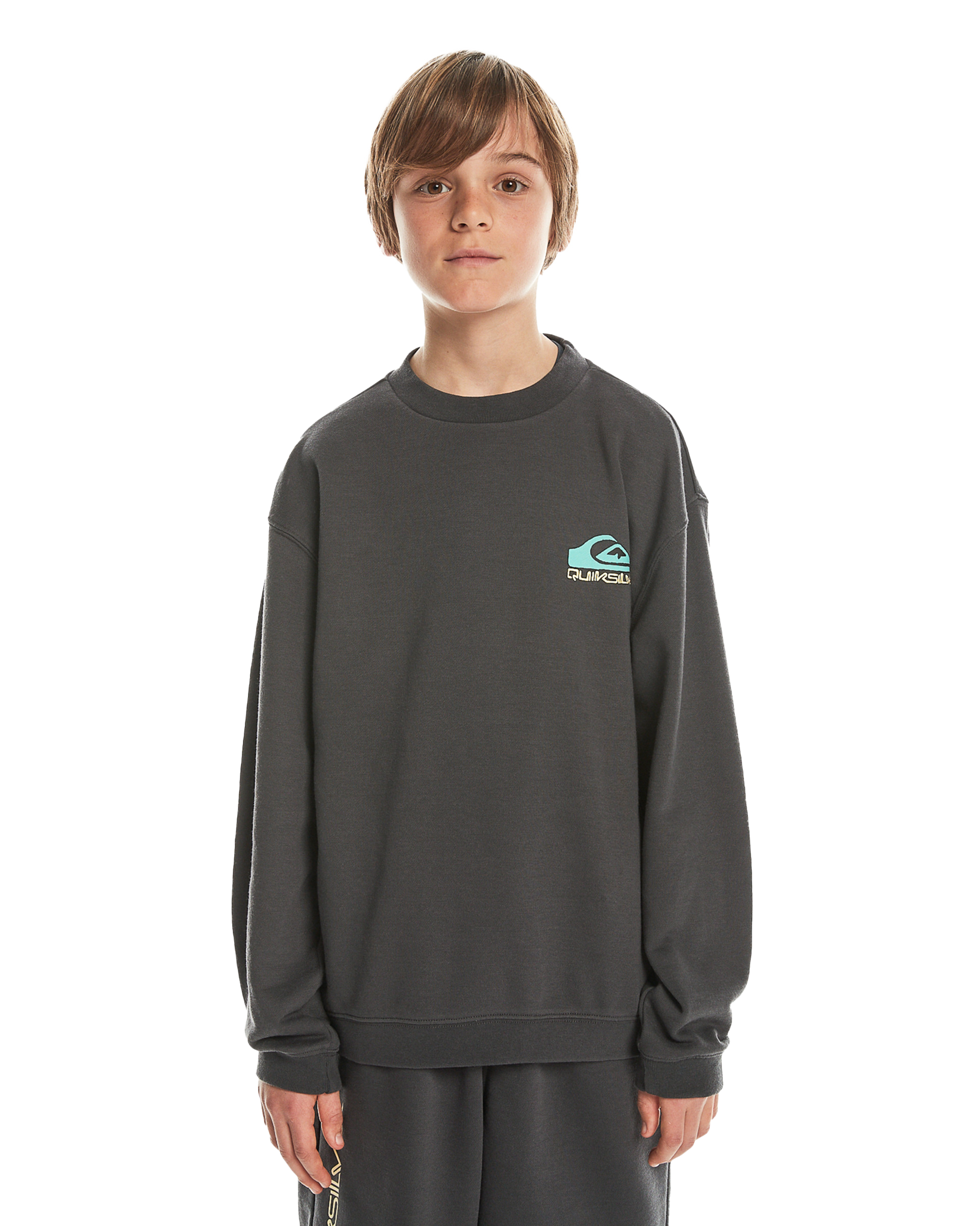 Boys Take Us Back Sweatshirt In Tarmac