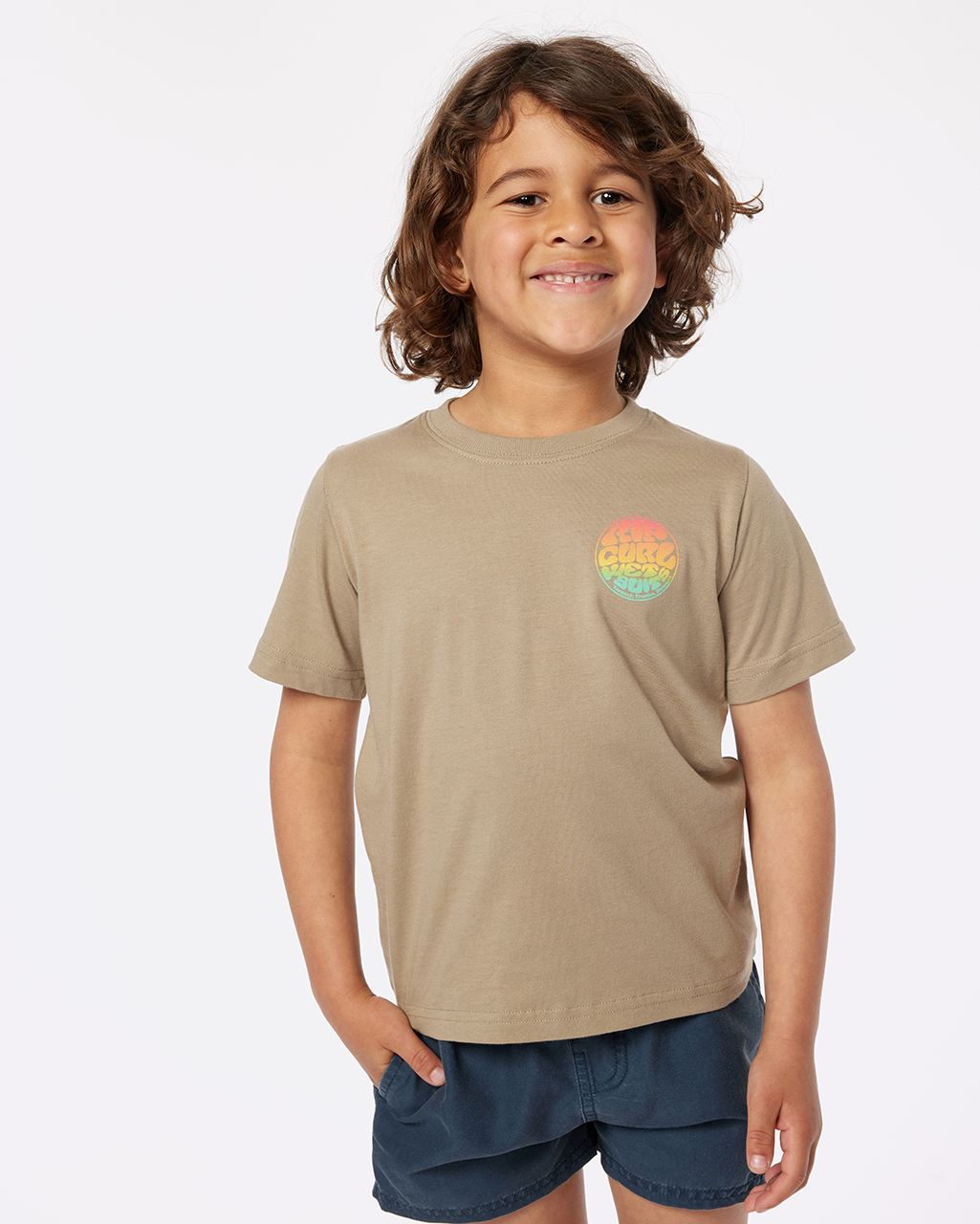 Boys Wetsuit Icon T-shirt In Sand Dune