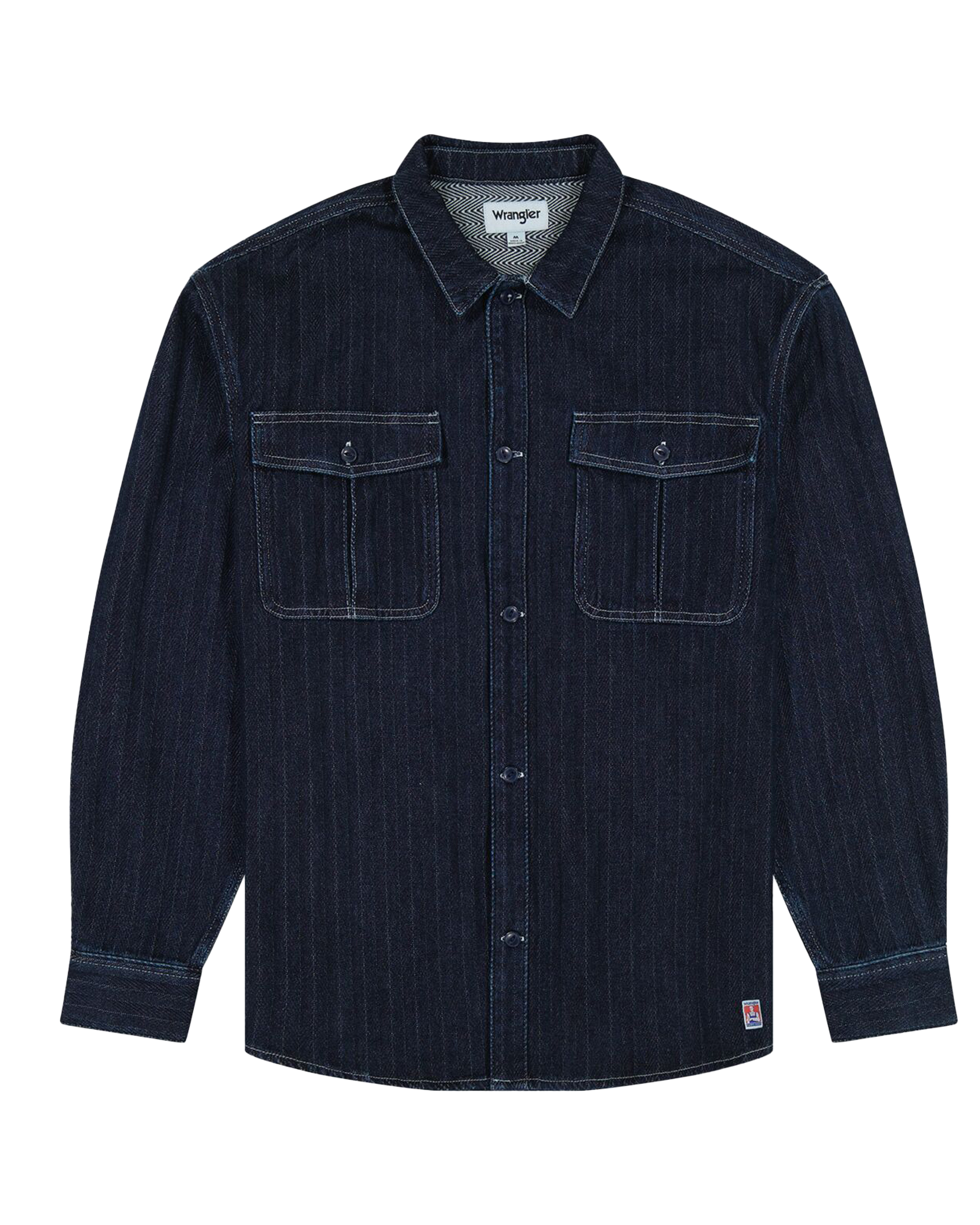 Casey Jones Utility Shirt In Medium Indigo