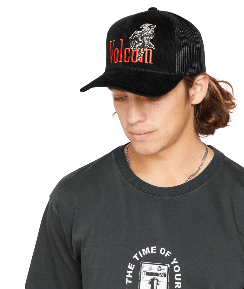 Cheat Death Trucker Cap In Black