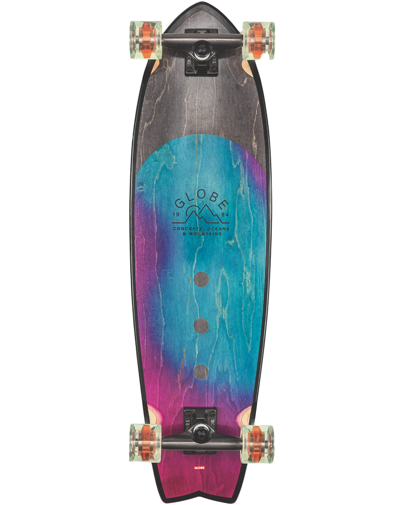 Chromantic 33 Cruiser Skateboard In Aqua