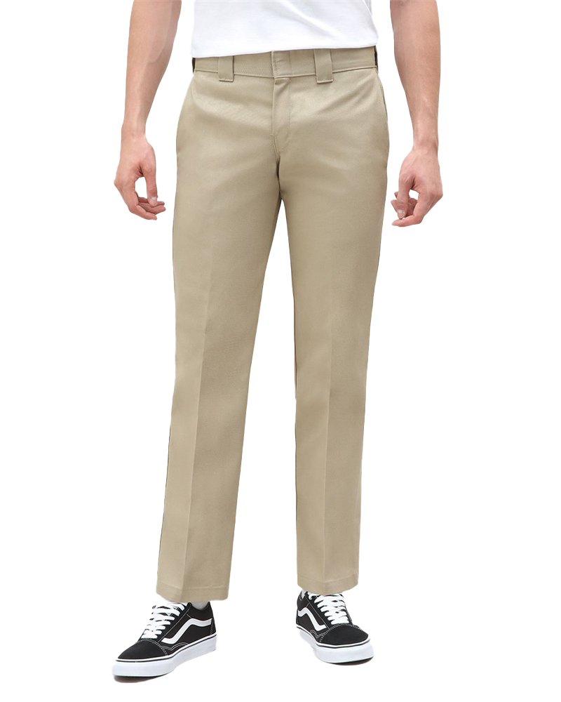 873 Slim Straight Work Trousers In Khaki