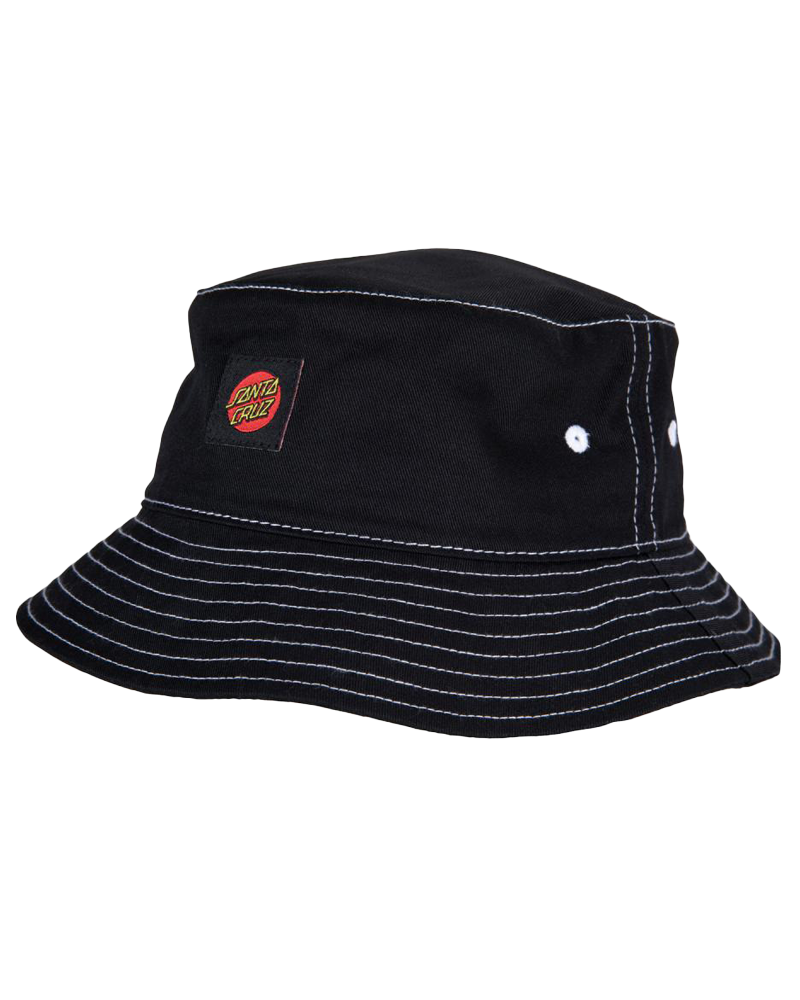 Classic Label Bucket Hat In BlackandWhite