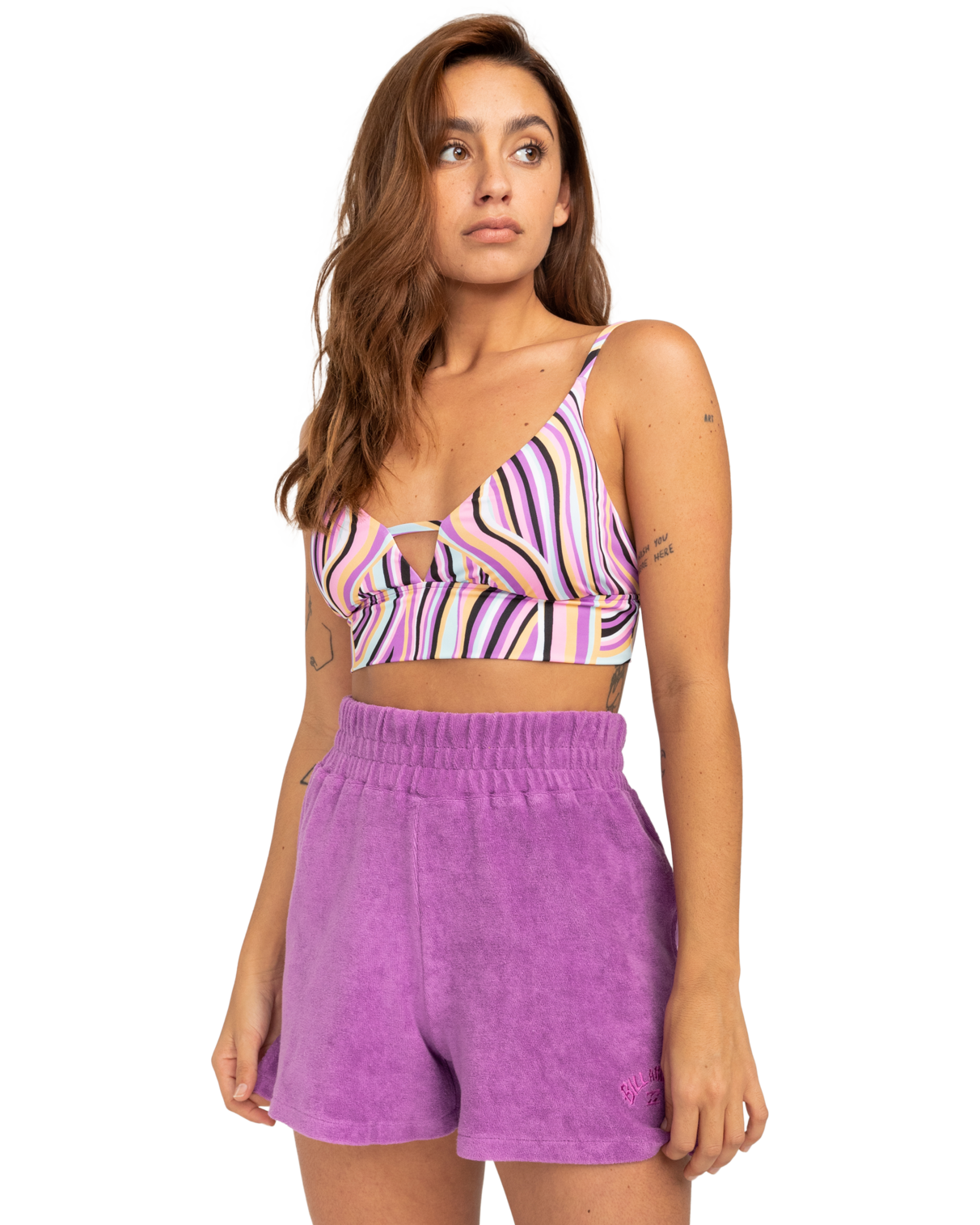 Clear Waters Walkshorts In Bright Orchid