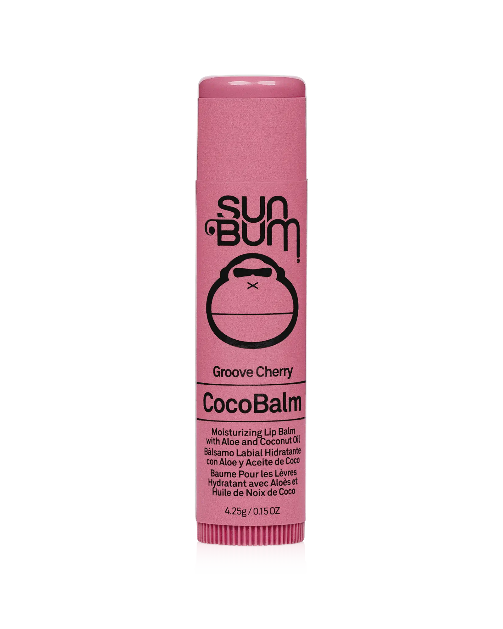 Cocobalm Moisturising Lip Balm In Groove Cherry