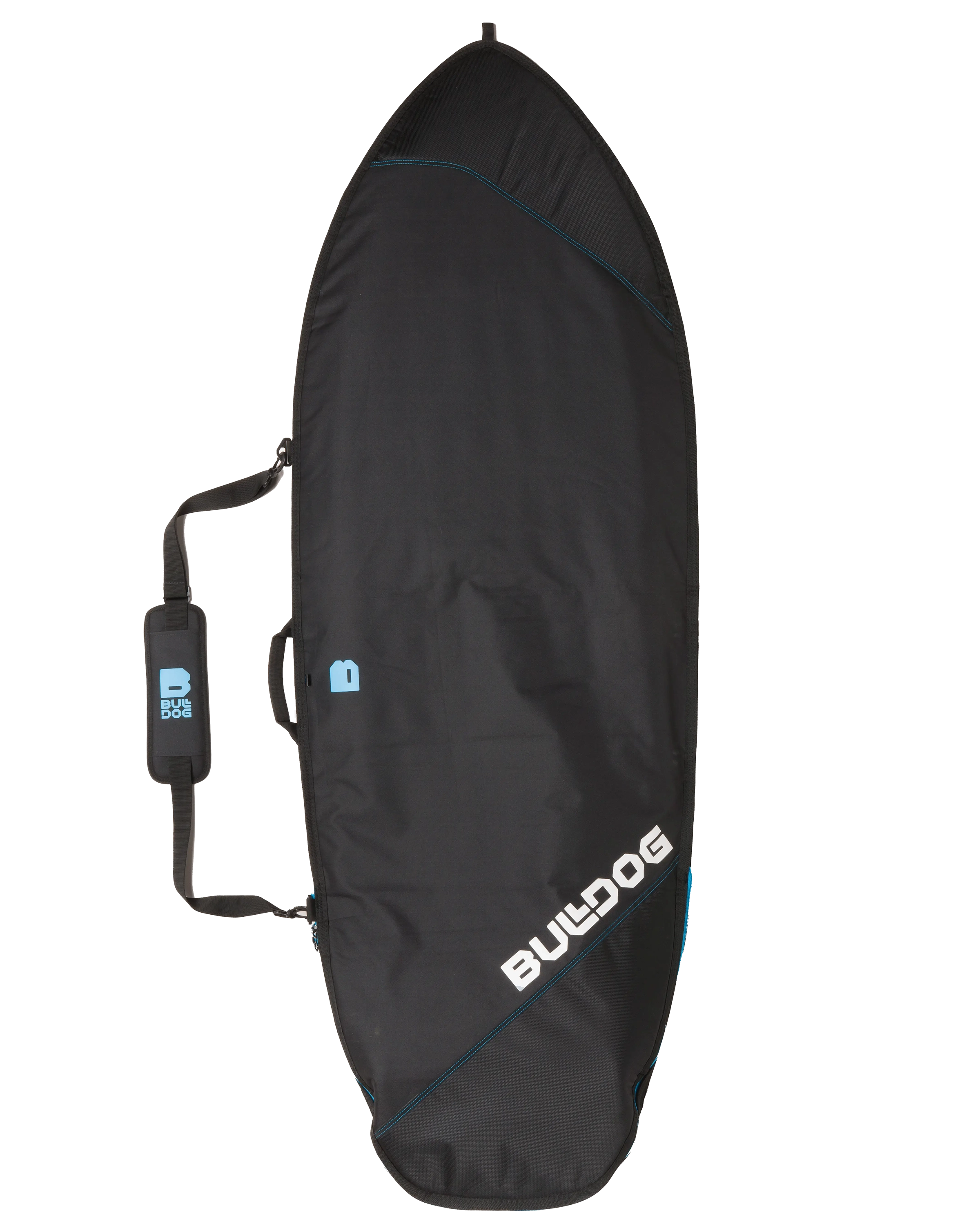 Core 5mm Fish Surfboard Bag In BlackandCyan