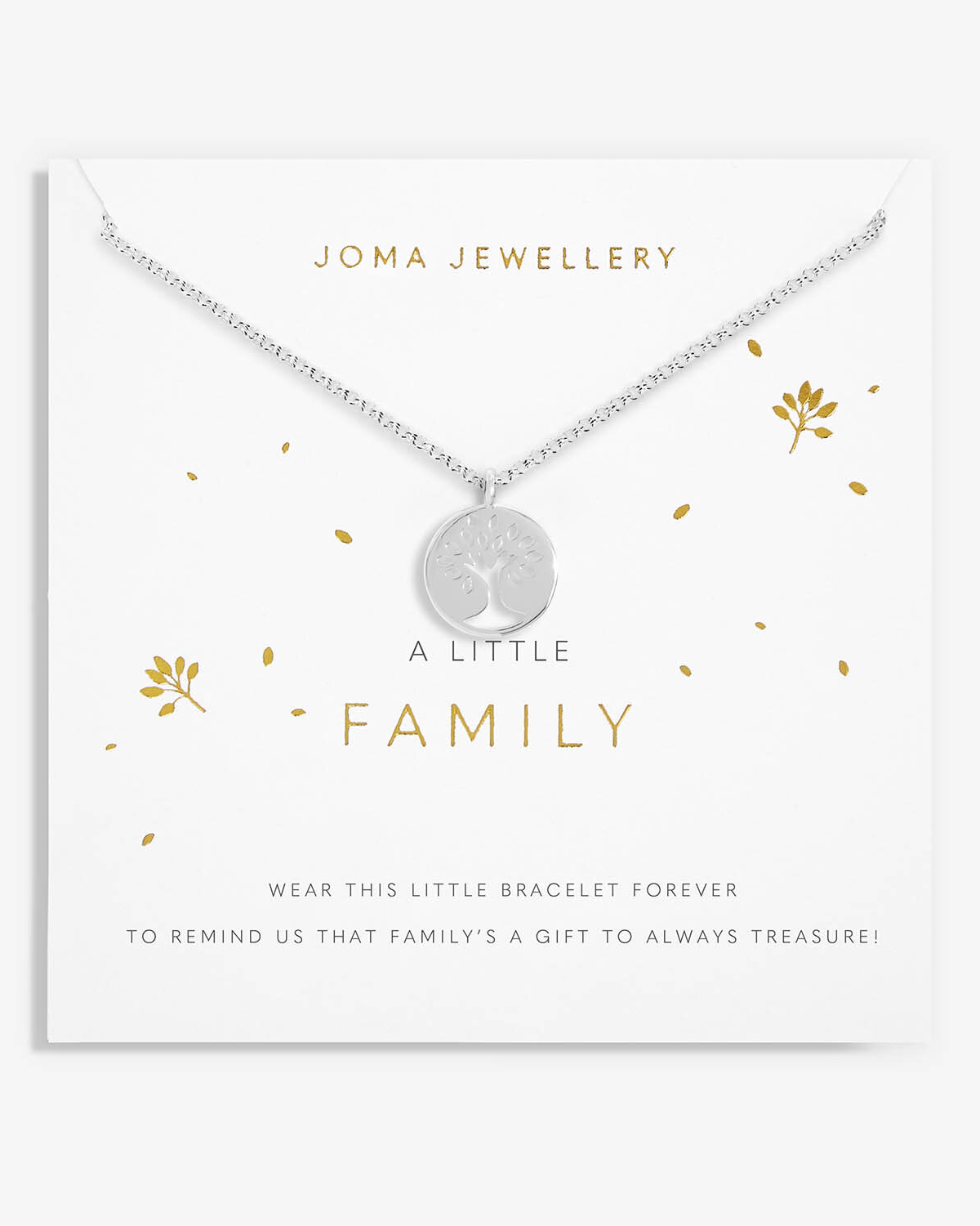 A Little family Necklace In Silver