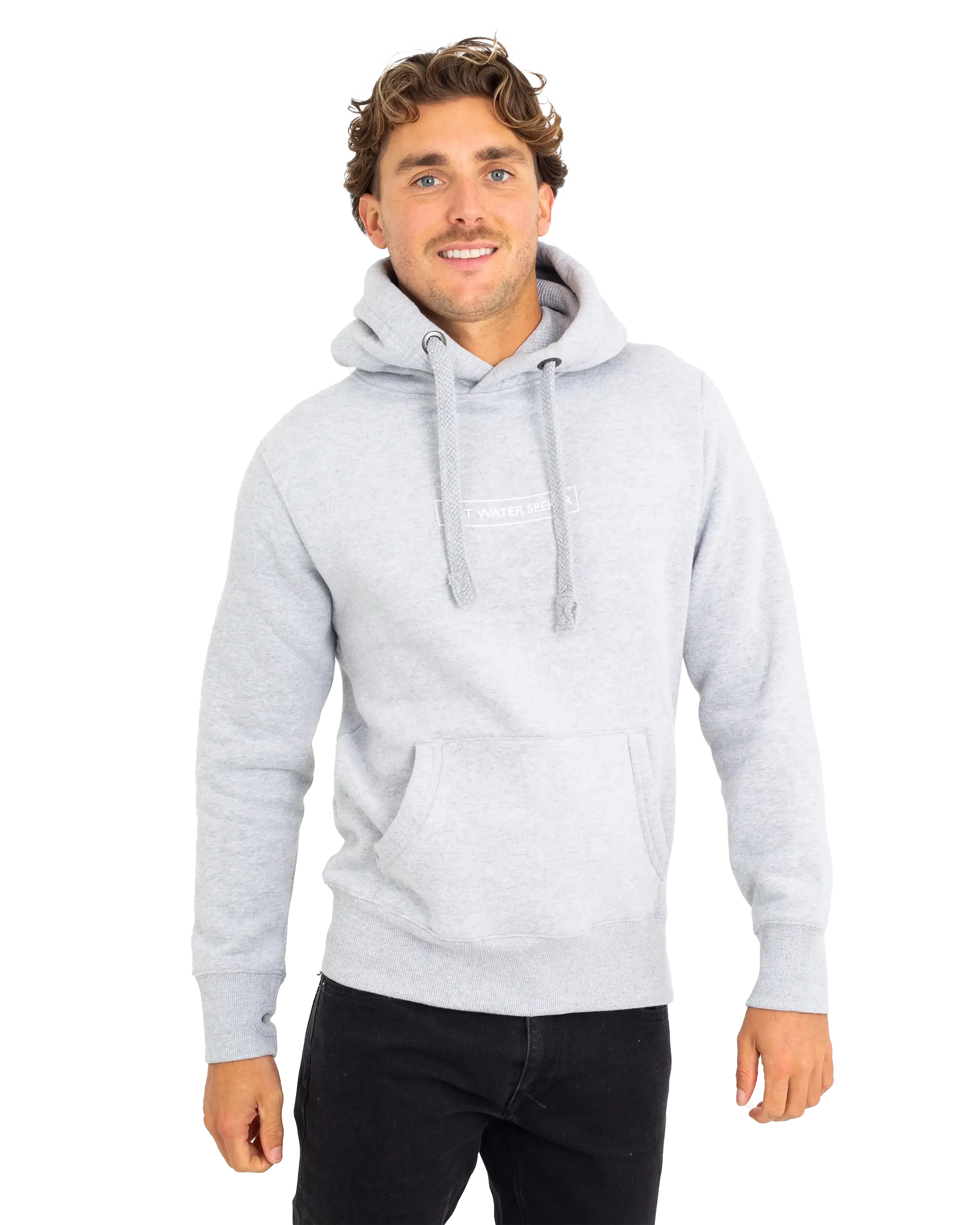 Cove Hoodie In Grey Melange