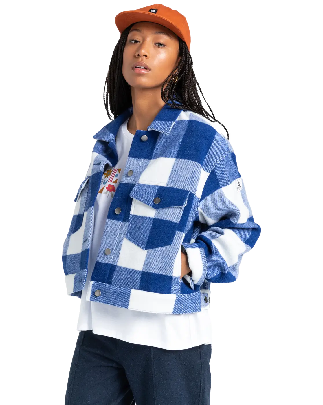 Craft Trucker Jacket In Buffalo Blue