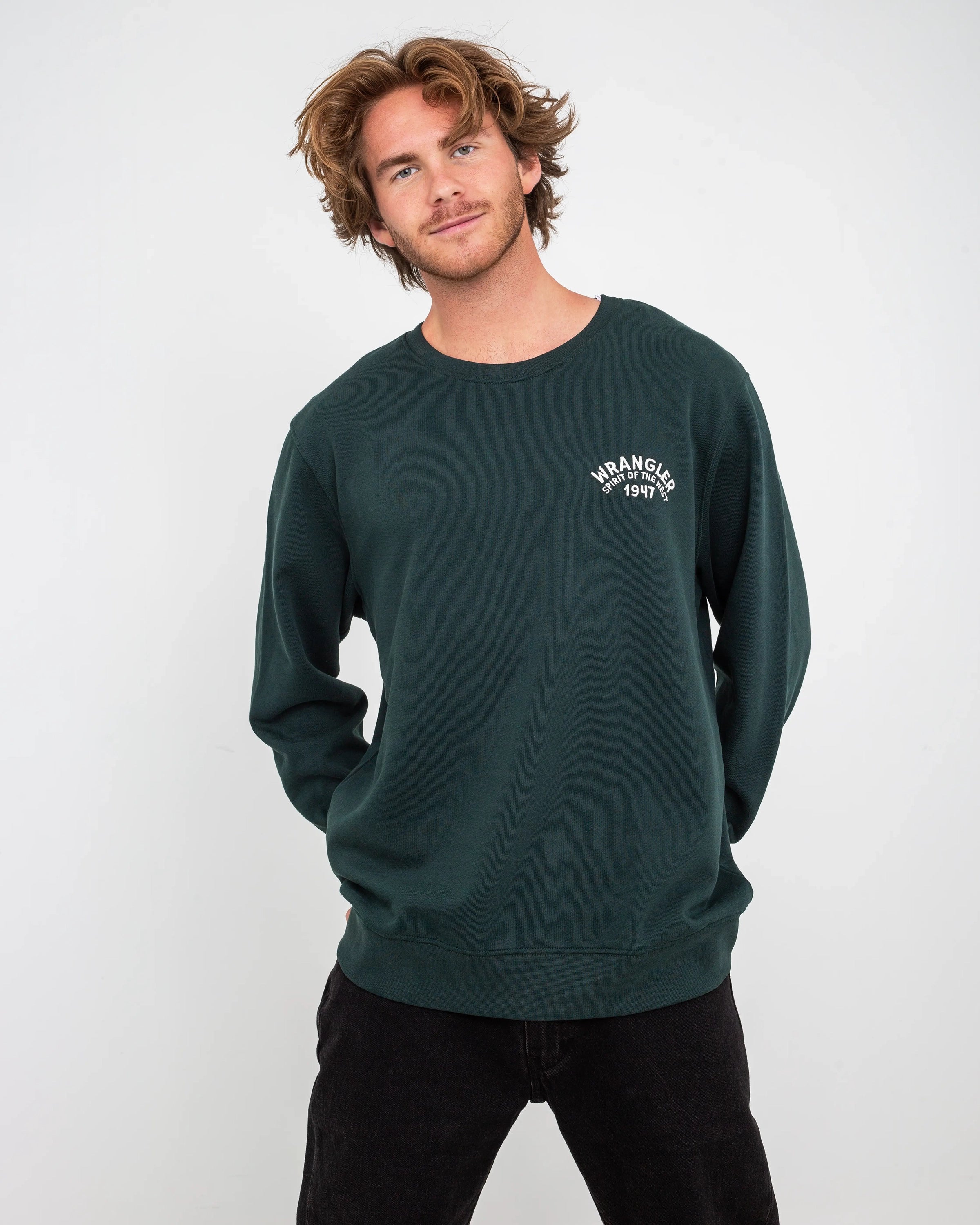 Crewneck Sweatshirt In Scarab