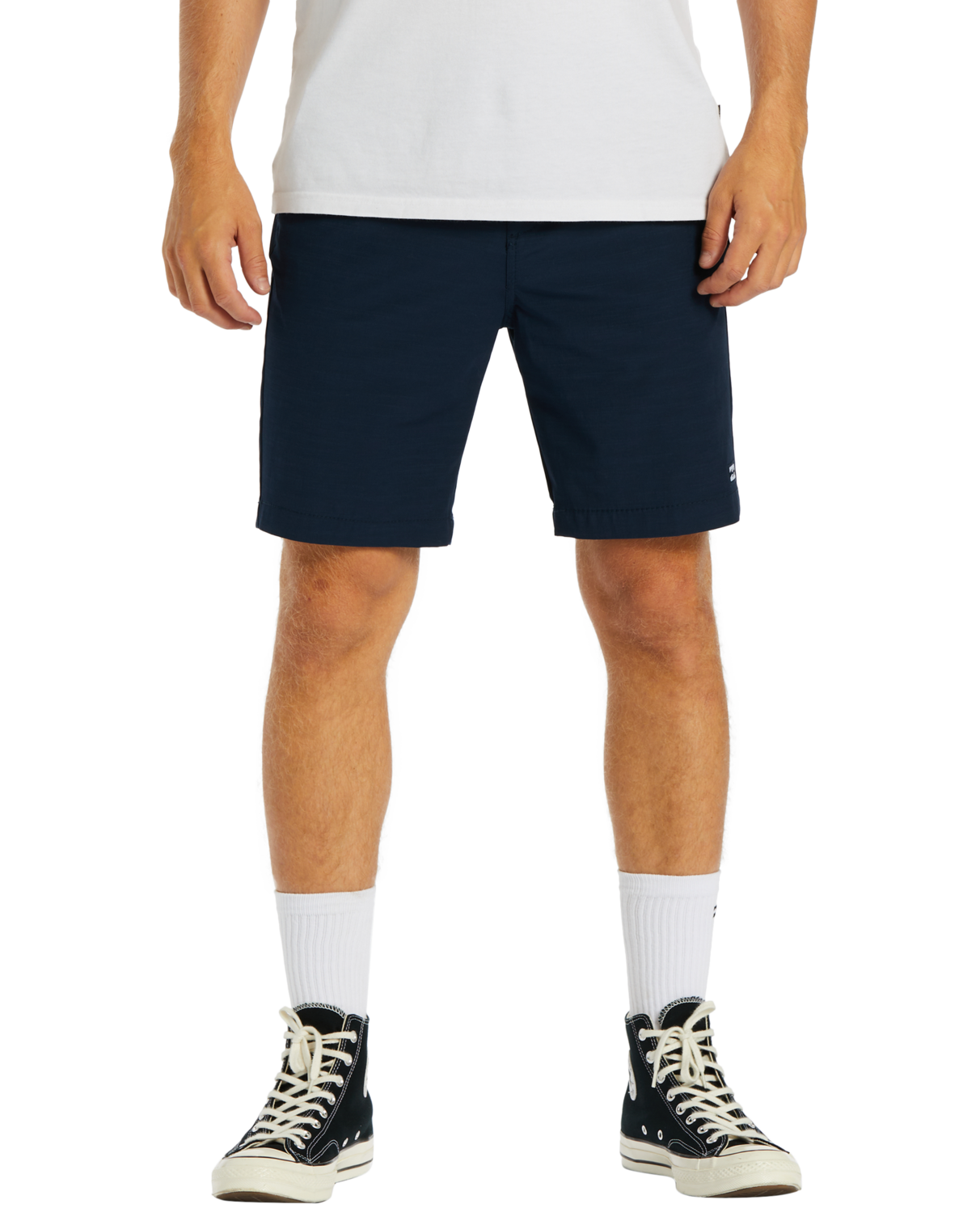 Crossfire Solid Walkshorts In Navy