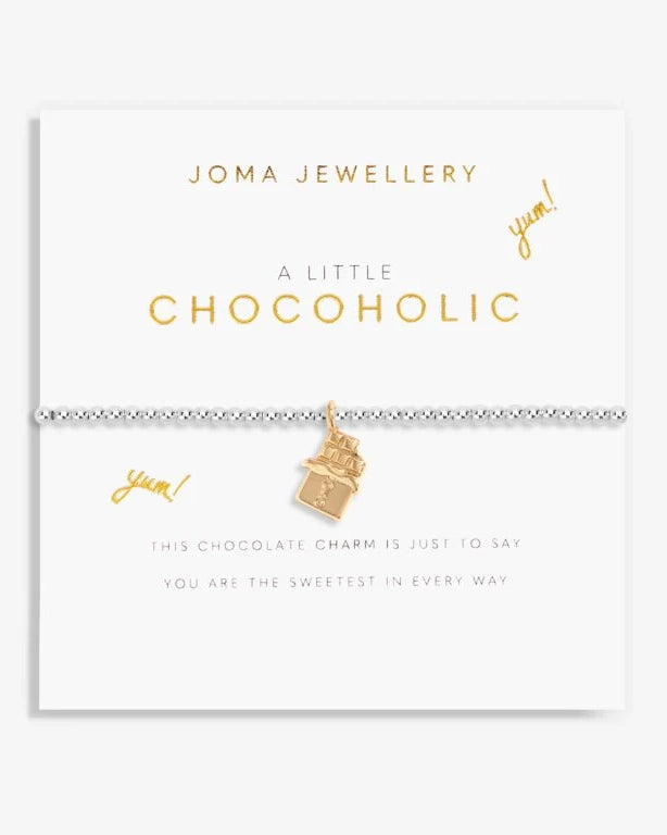 A Little Chocoholic Bracelet In SilverandYellow Gold