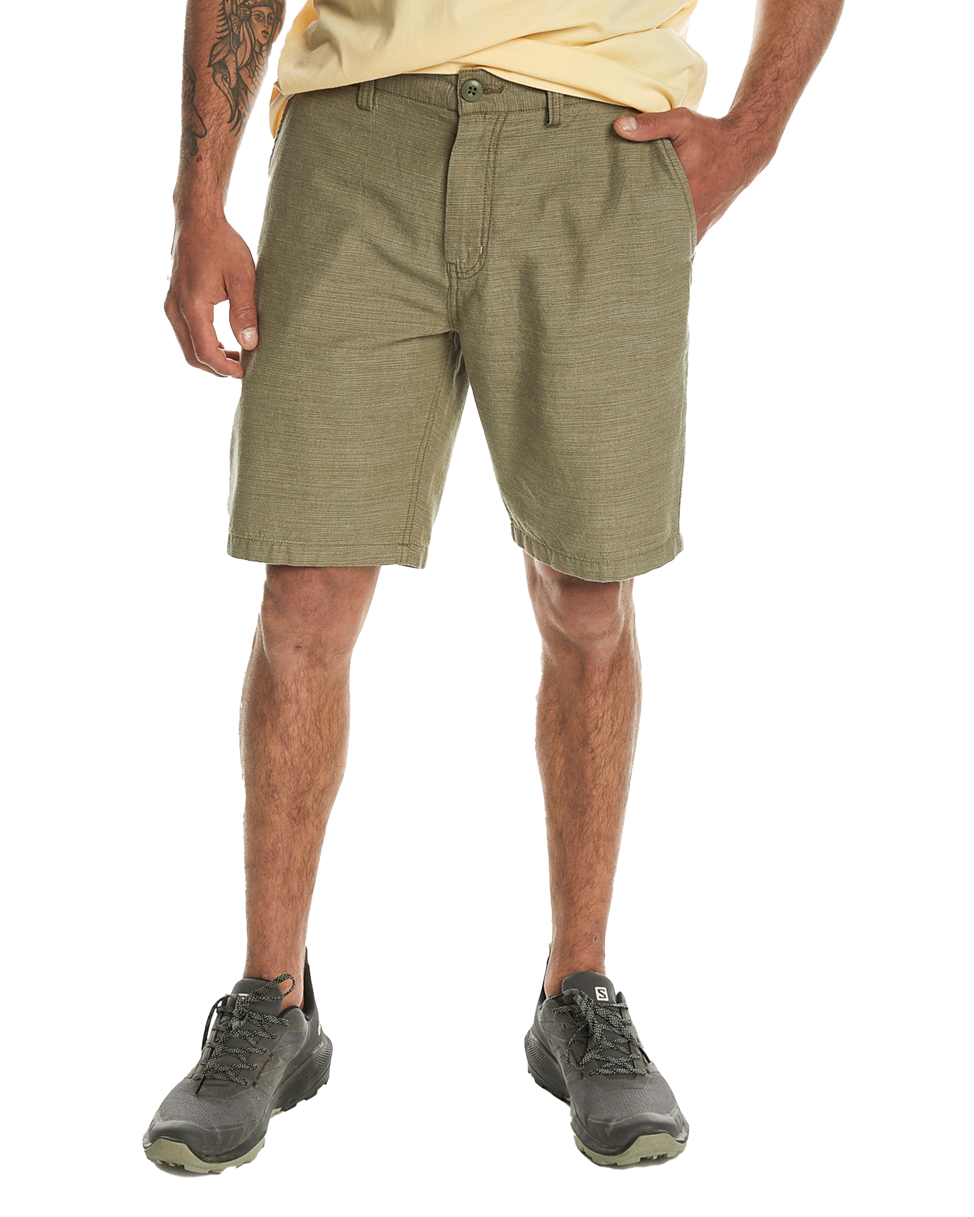 Davis Chino Walkshorts In Four Leaf Clover