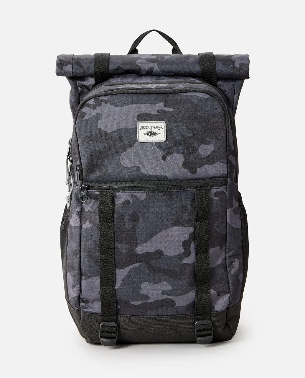 Dawn Patrol 30l Camo Backpack In BlackandGrey