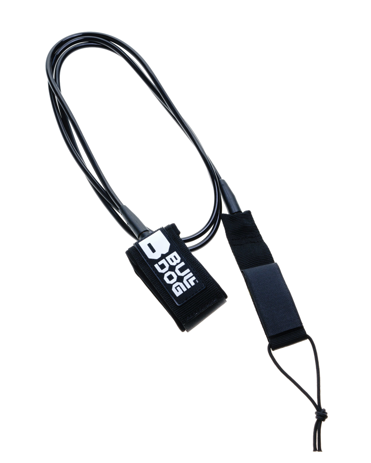 Double Swivel Ankle Surfboard Leash In BlackandWhite