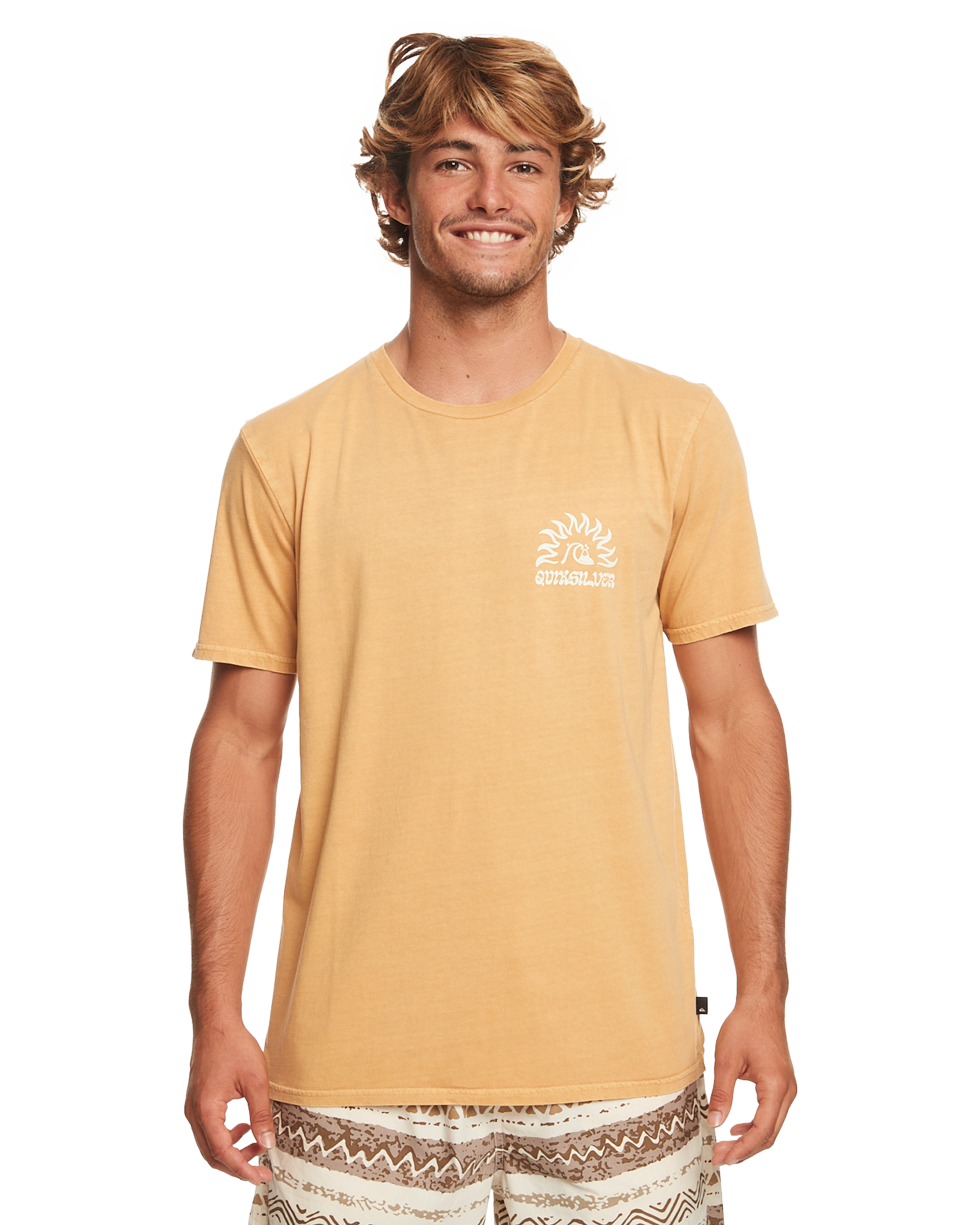 Earthy Type T-shirt In Mustard