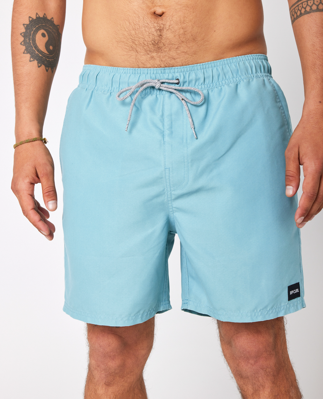 Easy Living Volley Shorts In Dusty Blue