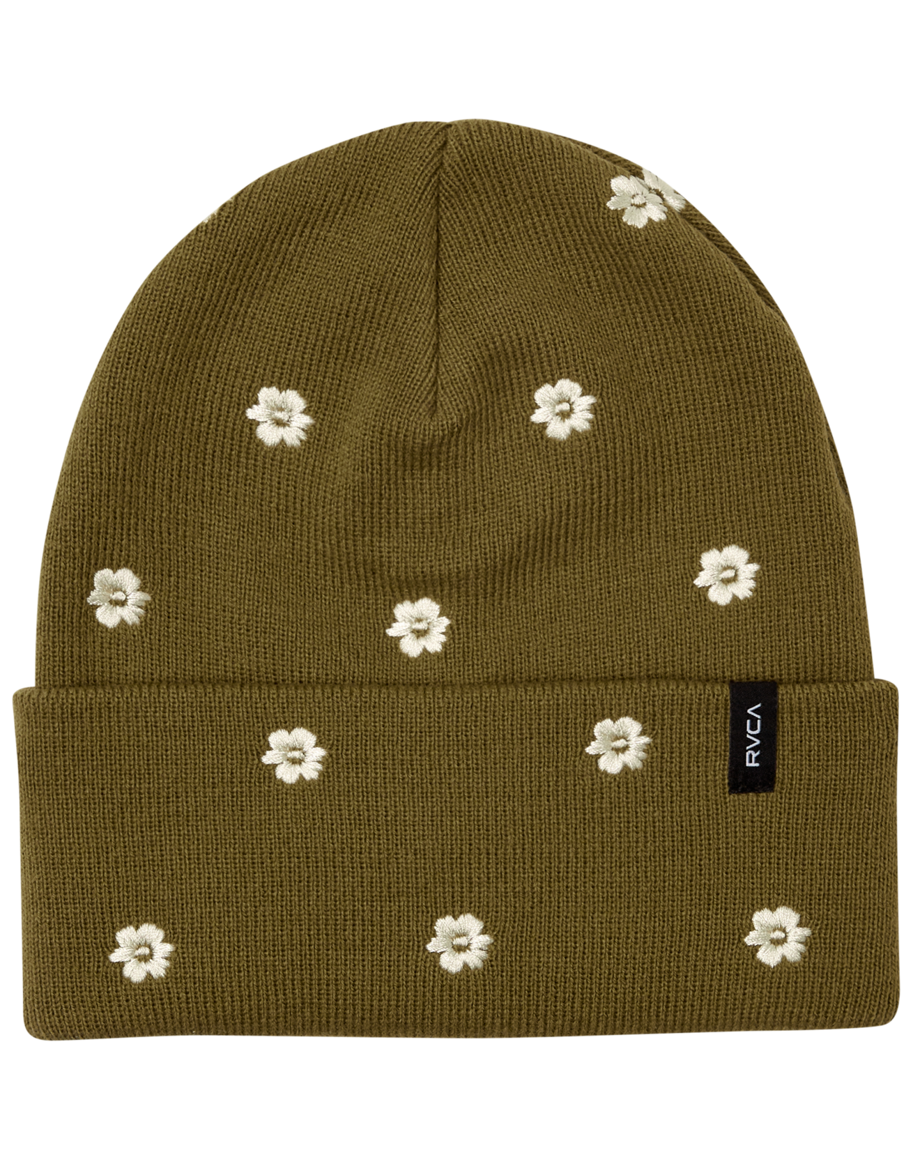 Embroidered Essential Beanie In Ermine