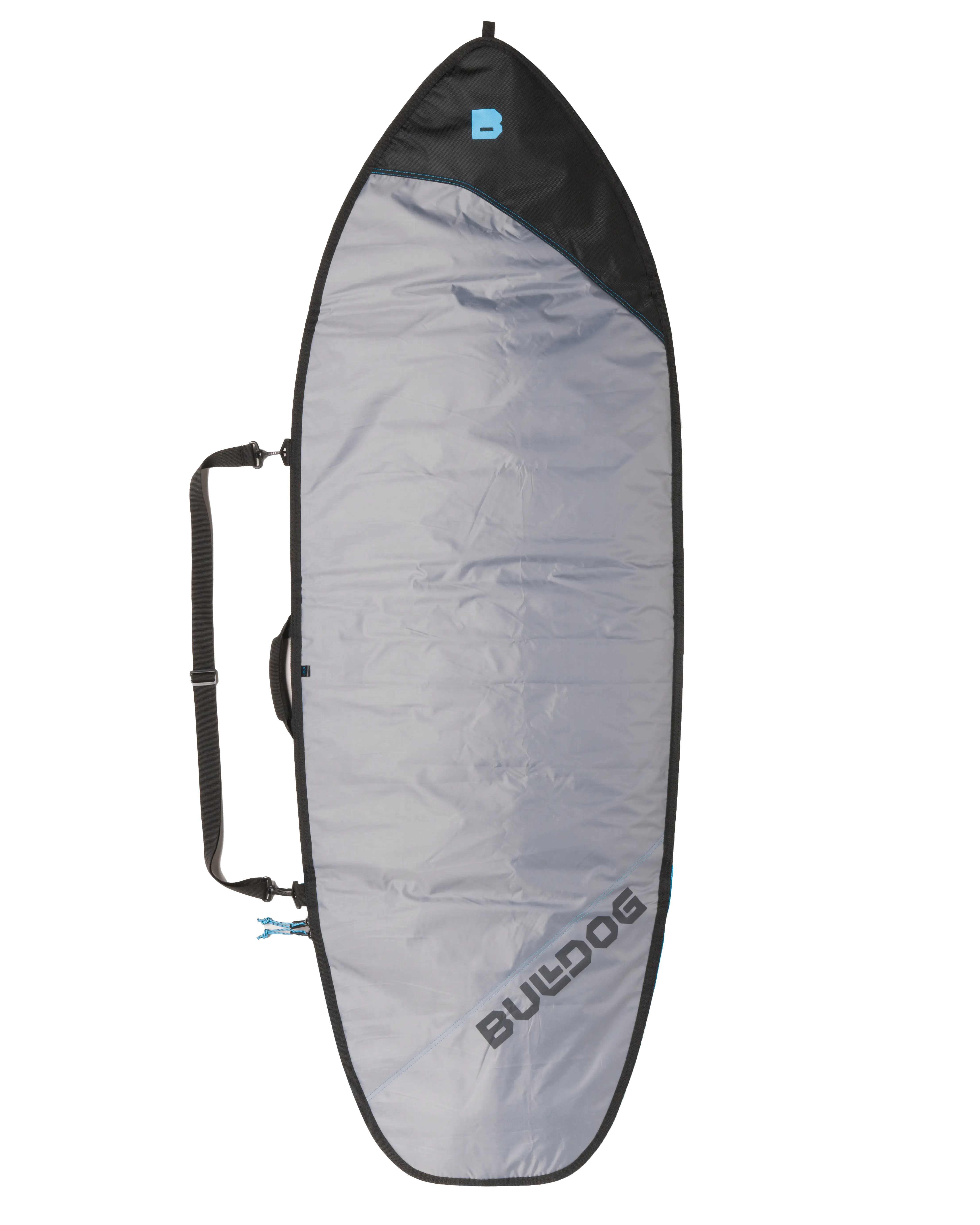 Essential 5mm Fish Surfboard Bag In GreyandCyan