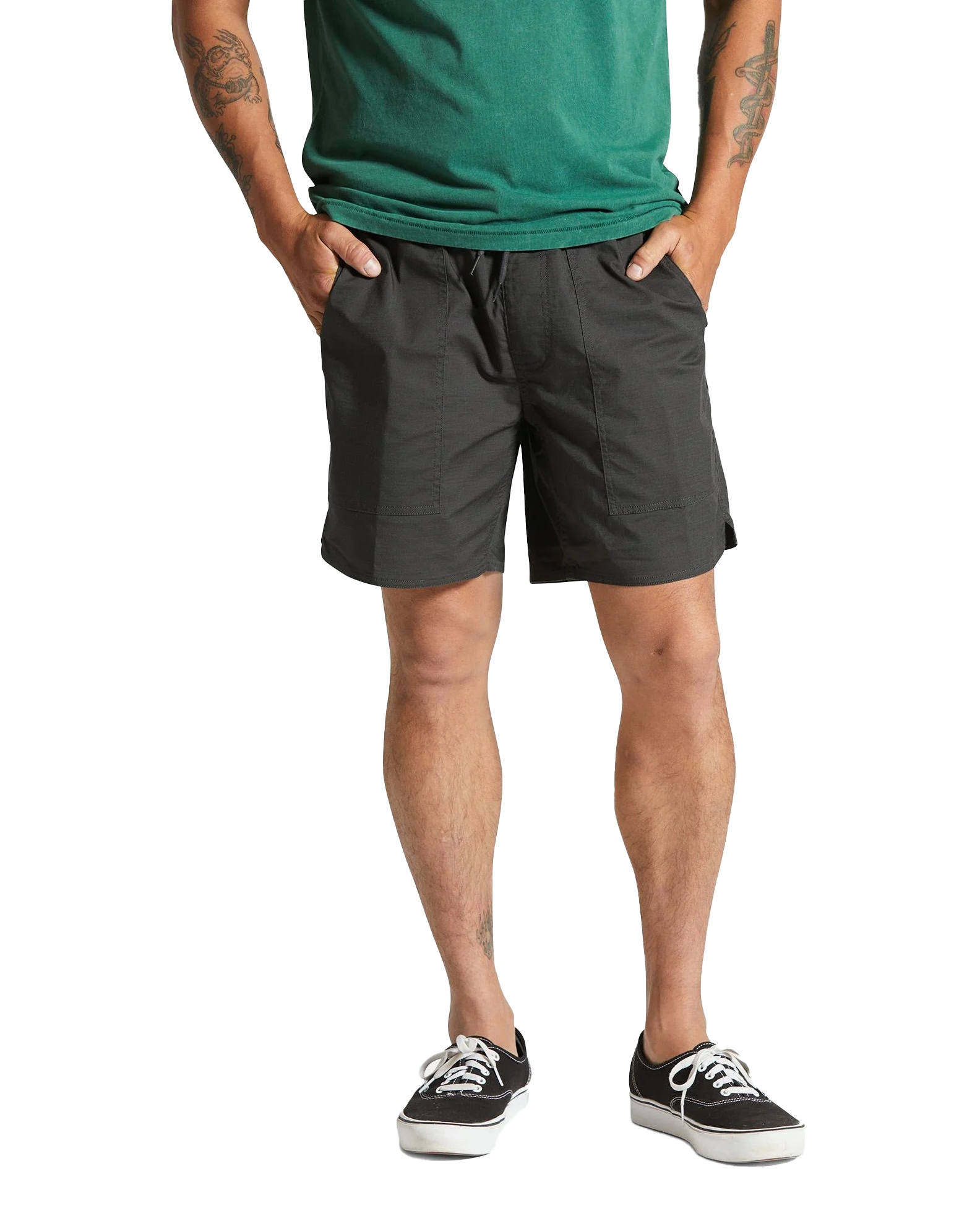 Everyday Coolmax Walkshorts In Washed Black