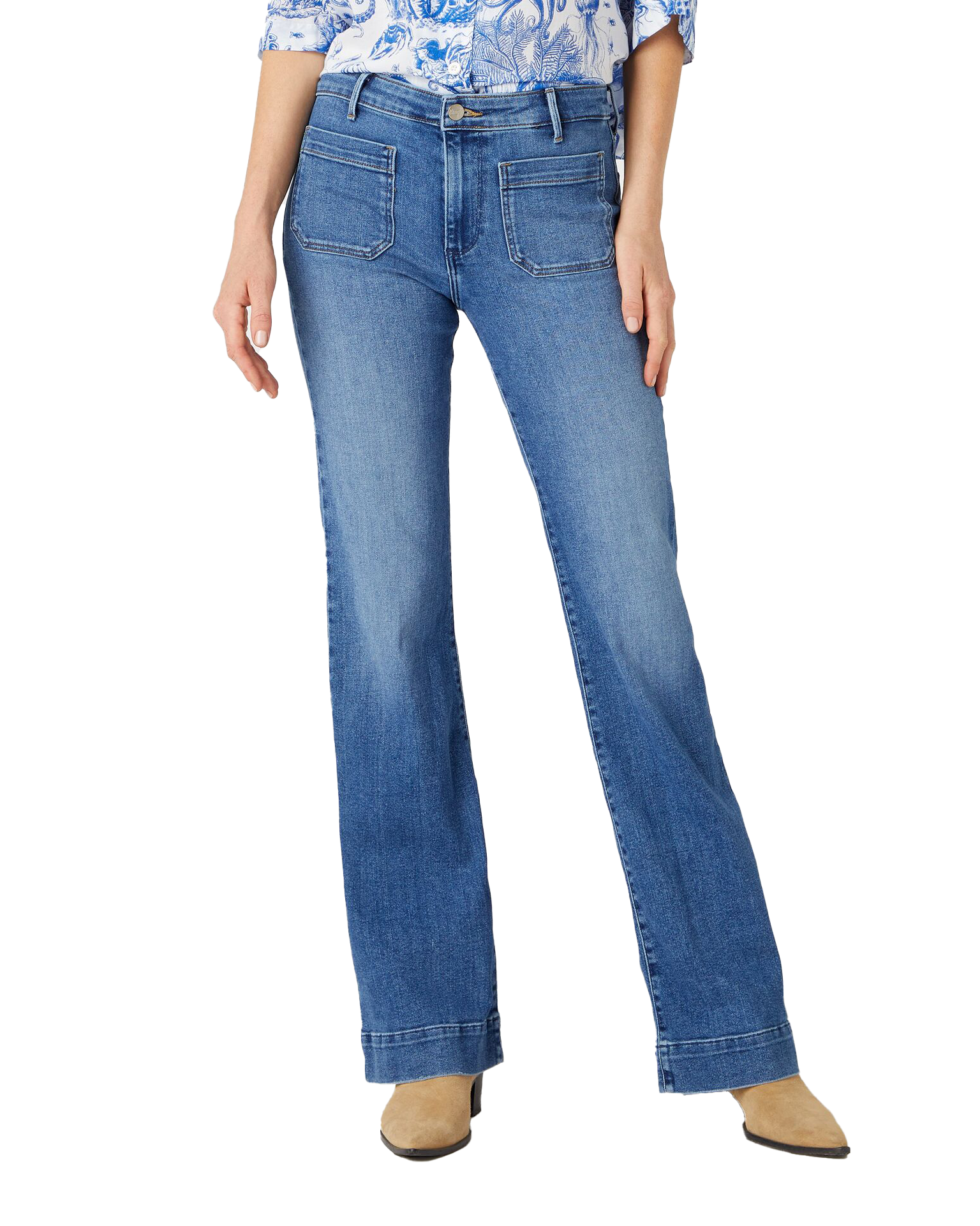 Flare Jeans In Raven