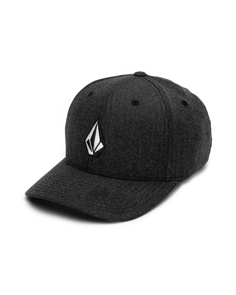 Full Stone Heather Flexfit Cap In Charcoal Heather