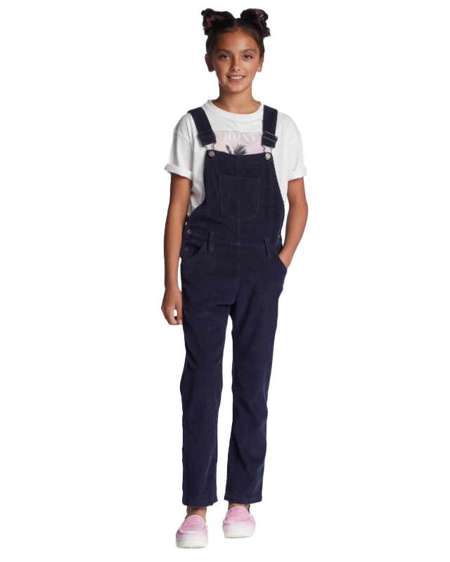 Girls Are You With Me Dungarees In Mood Indigo