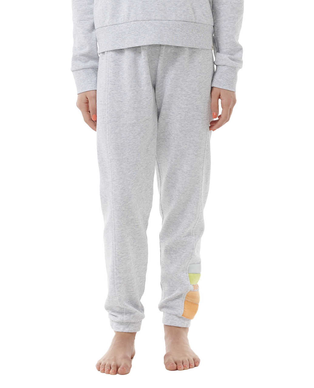 Girls High Tide Surf Joggers In Light Grey Marle