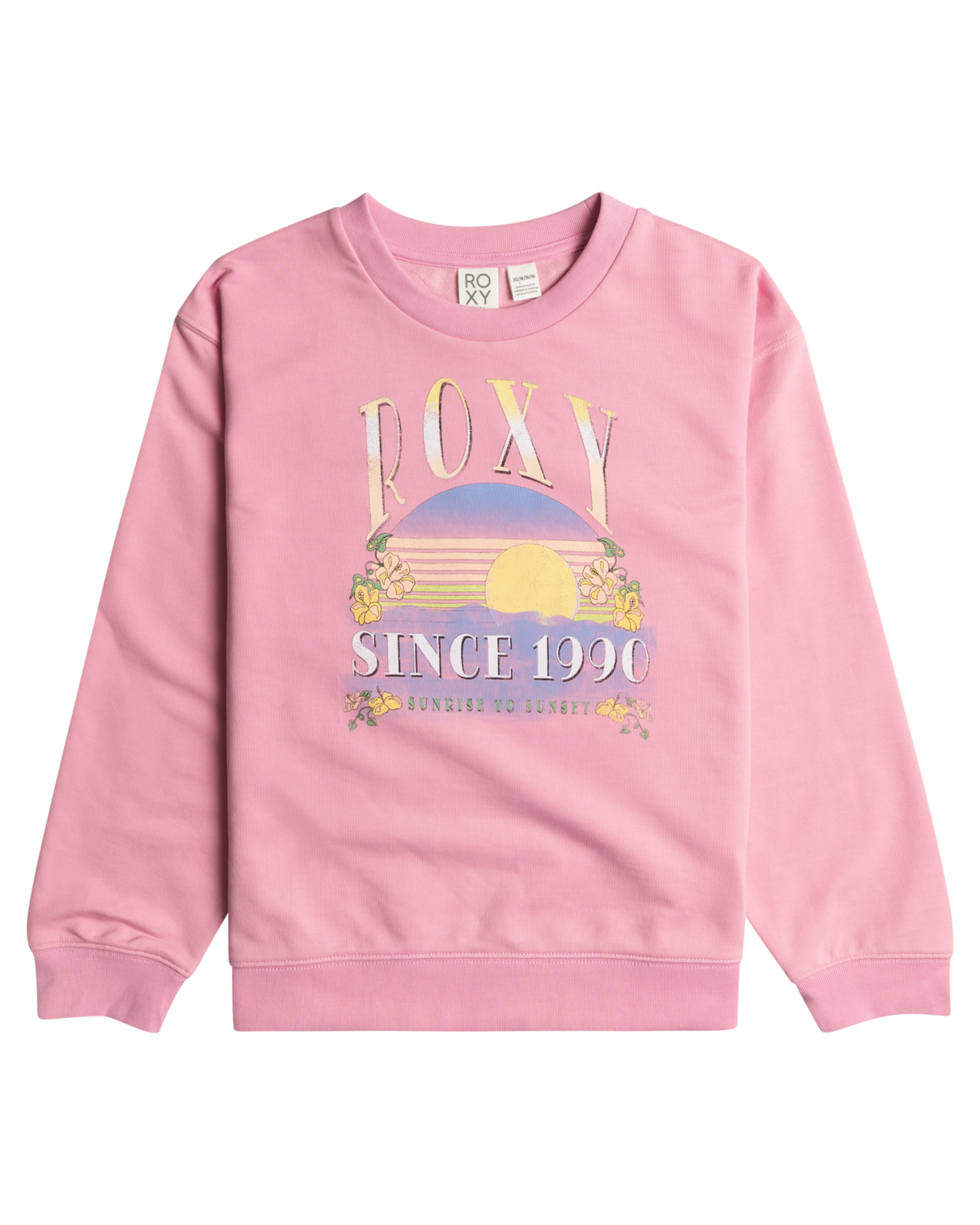 Girls Morning Hike A Sweatshirt In Prism Pink