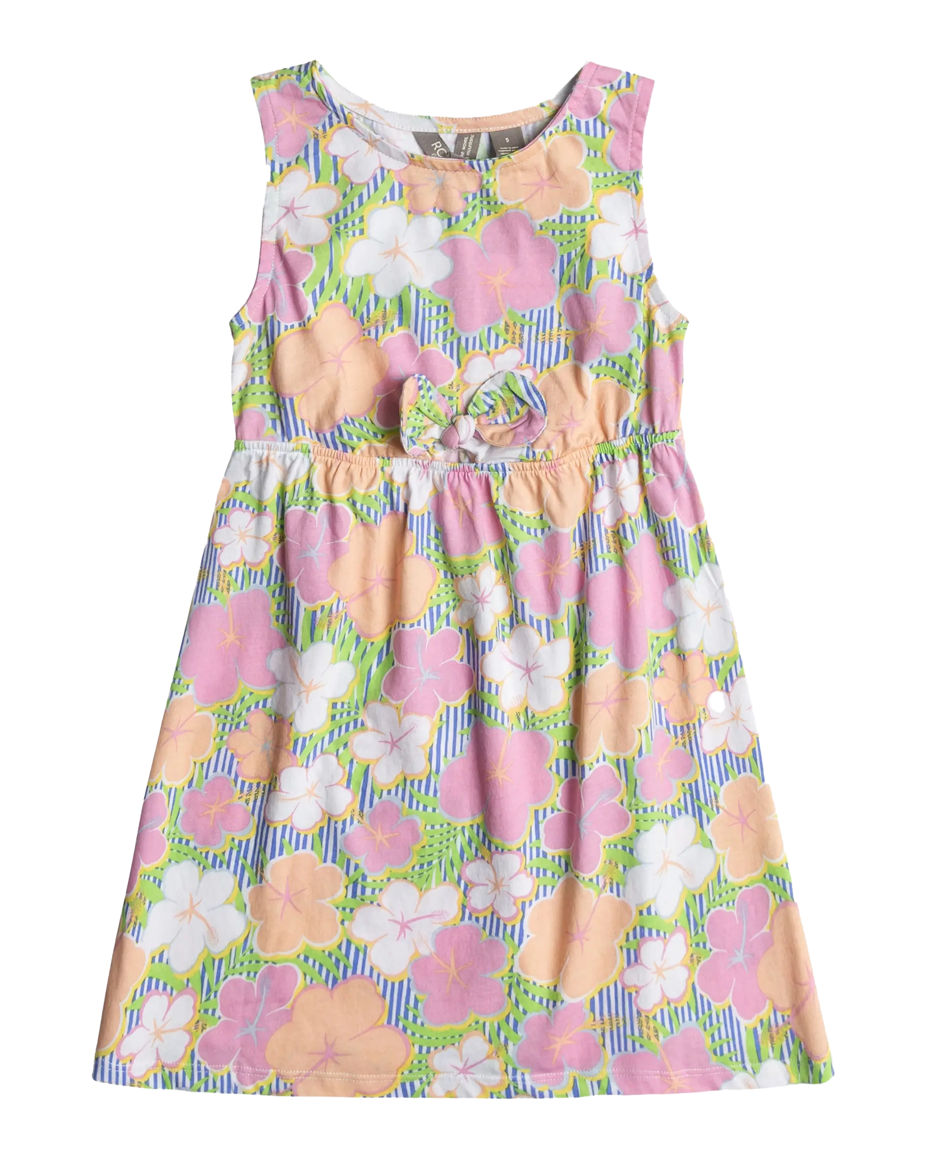 Girls Summer Air Dress In UltramarineandTeenie Flower