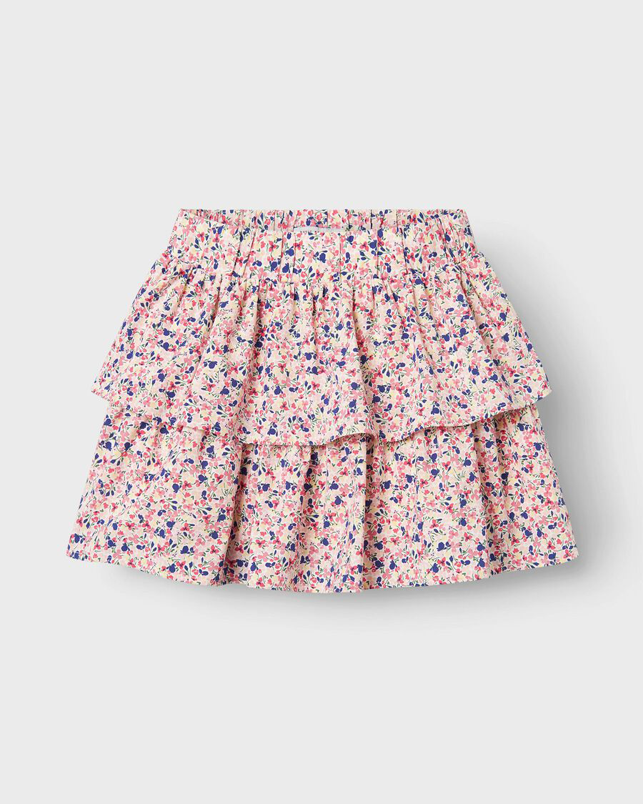 Girls Vinaya Skirt In White Alyssum Flower