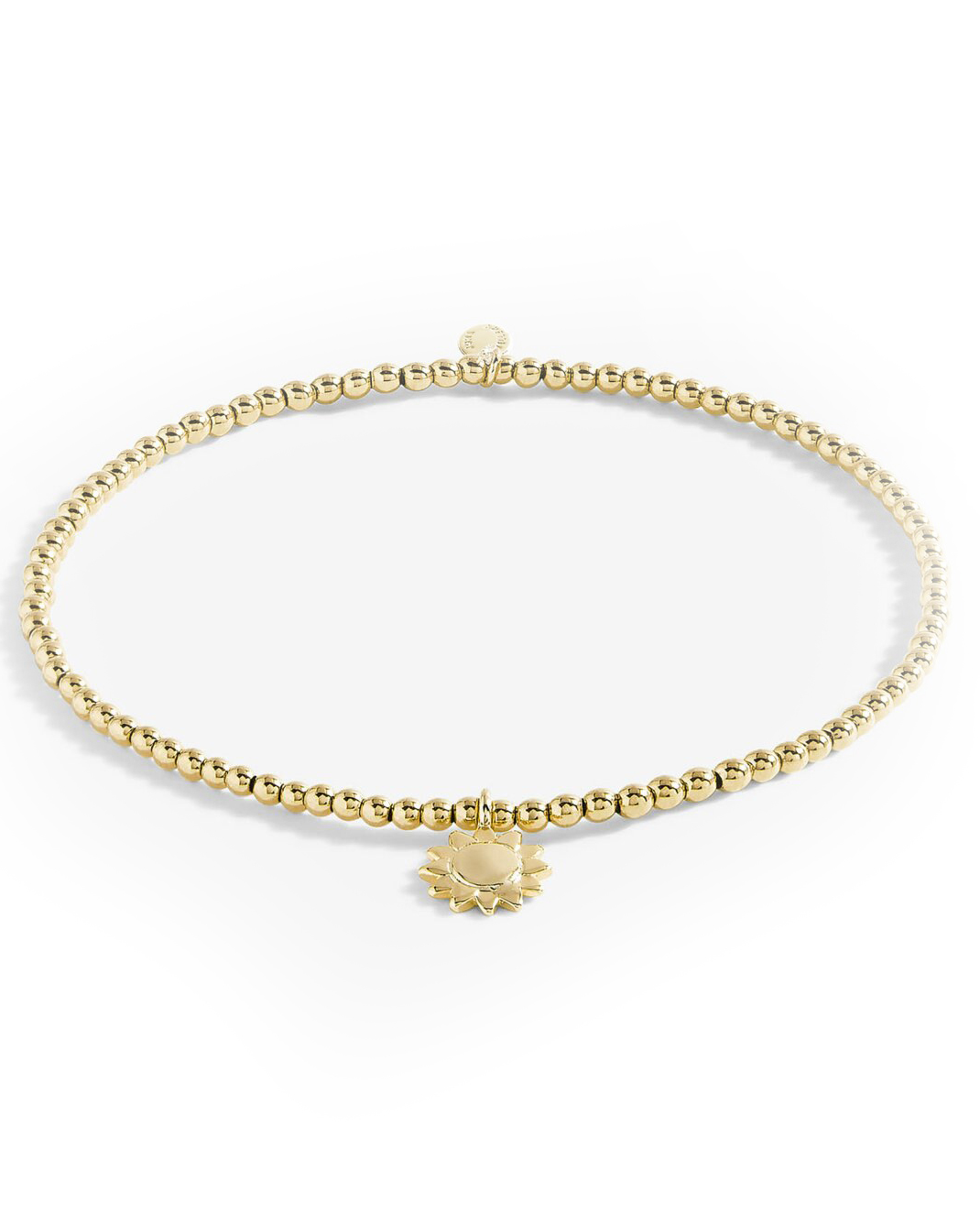 Gold Sun Anklet In Gold