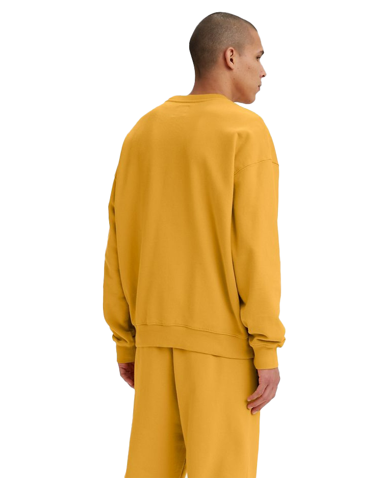 Gold Tab Sweatshirt In Golden Orange