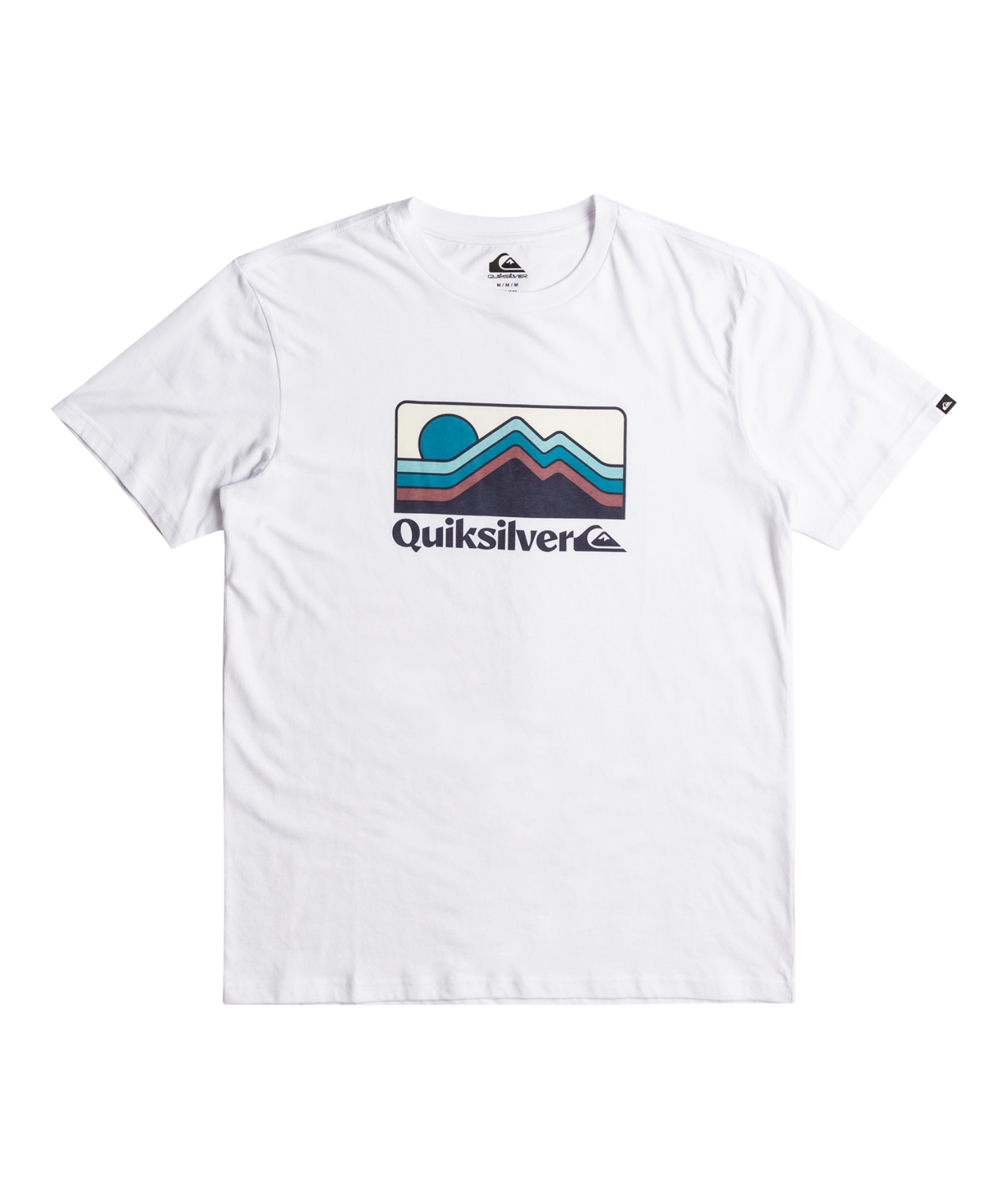 Gradient Mountains T-shirt In White