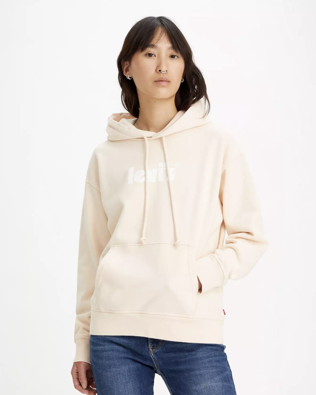 Graphic Standard Hoodie In Peach