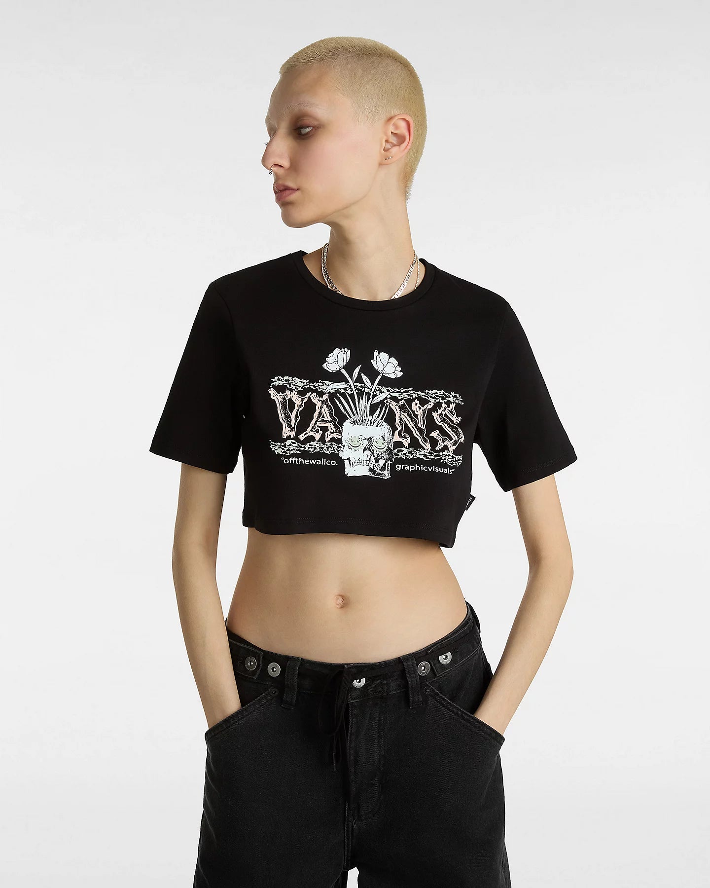 Growing Ideas Crop Ii T-shirt In Black