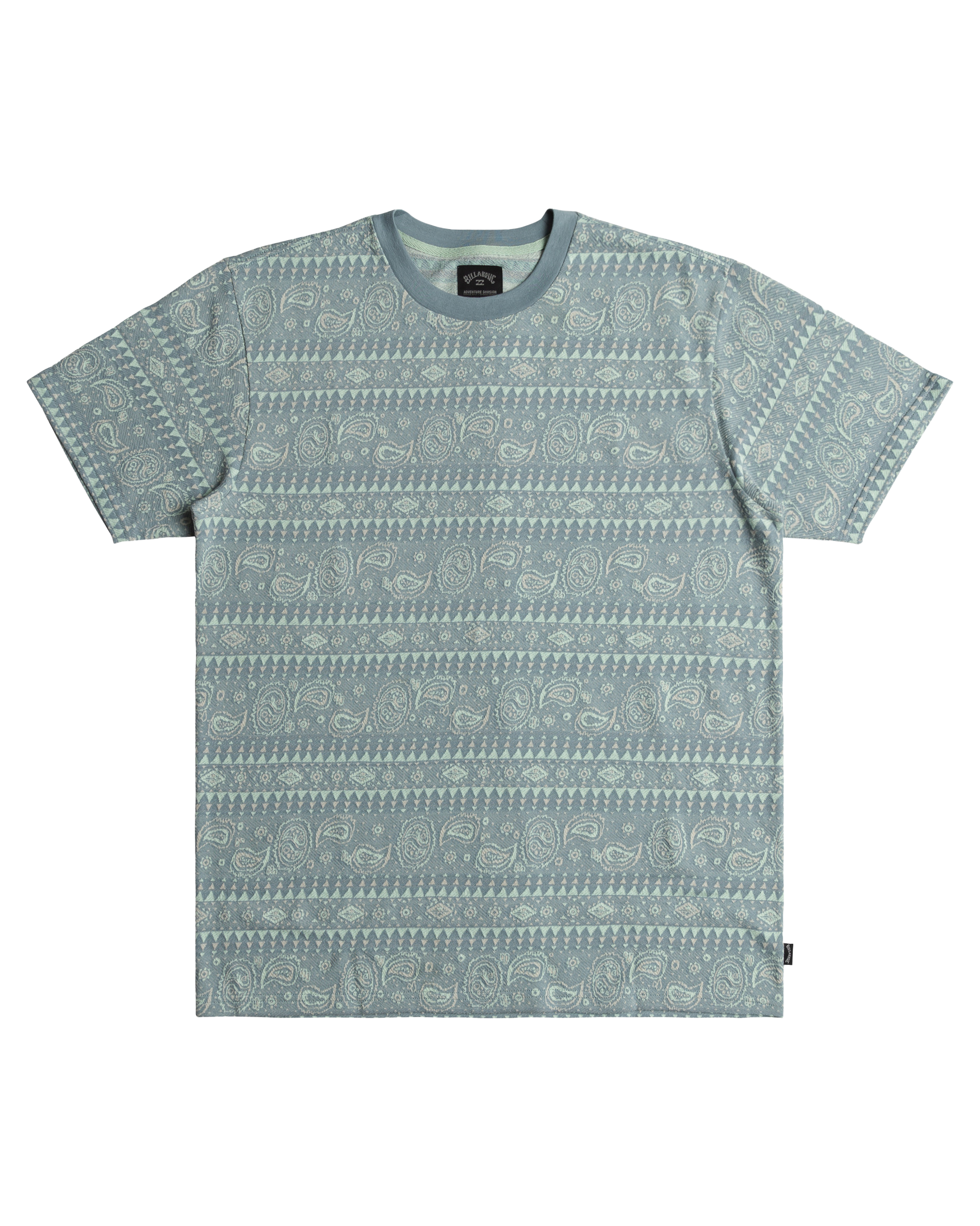 Halfrack T-shirt In Washed Blue