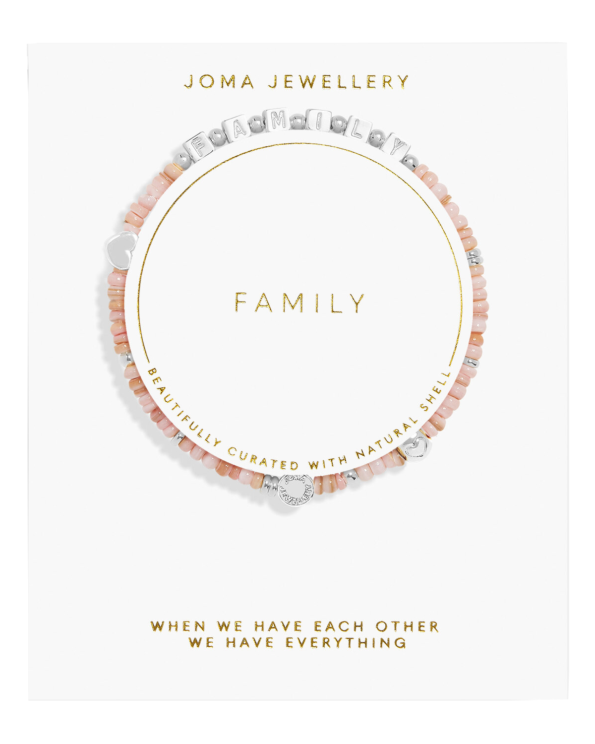 Happy Little Moments Family Bracelet In Silver