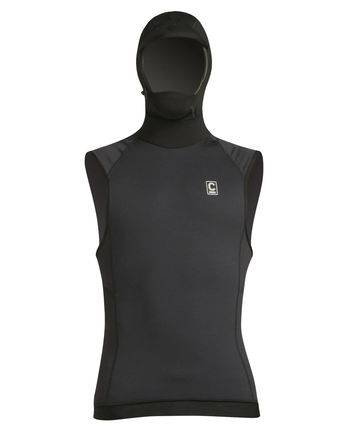 Hdi Skins Hooded Rash Vest In Black