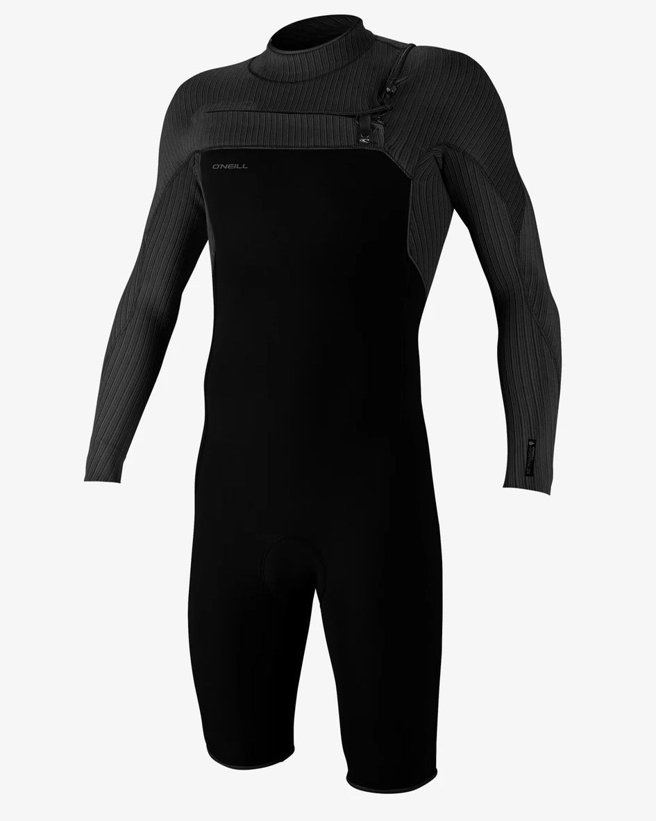 Hyperfreak 2mm Chest Zip Spring Wetsuit In Black