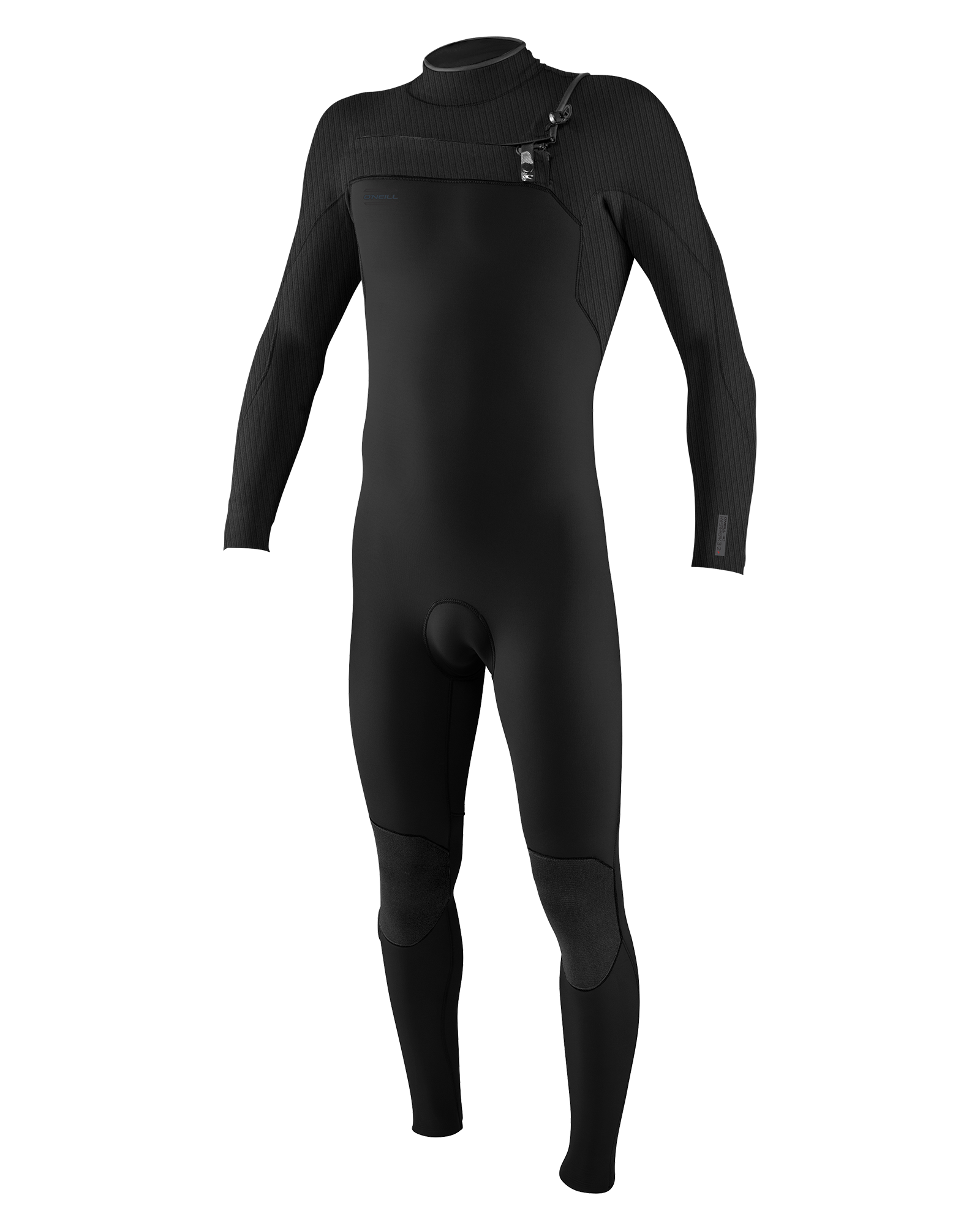 Hyperfreak 3/2mm+ Chest Zip Wetsuit In Black